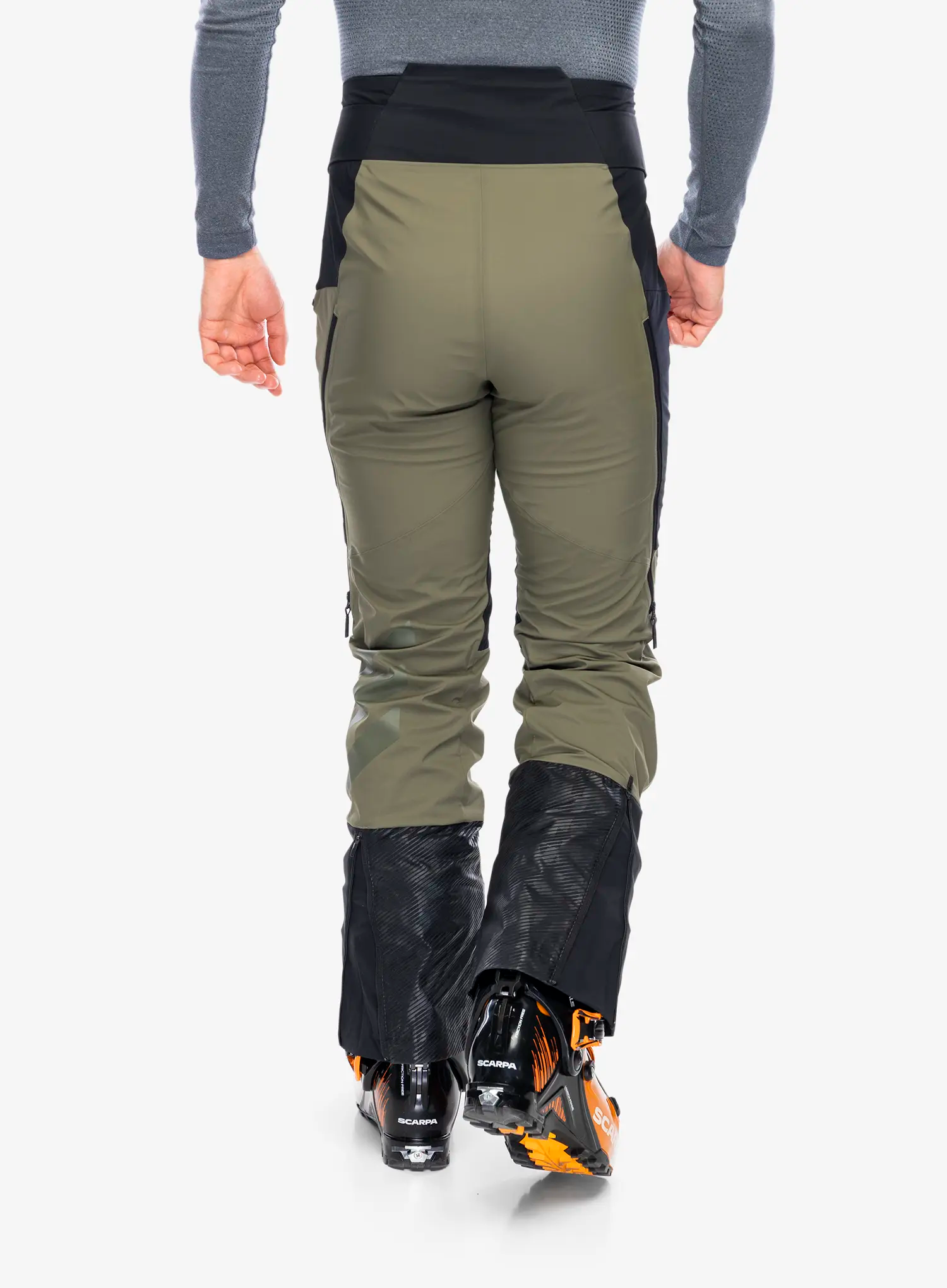 Softshell hlače adidas TERREX Techrock GORE-TEX WINDSTOPPER Tour Softshell Pants - blk/olive