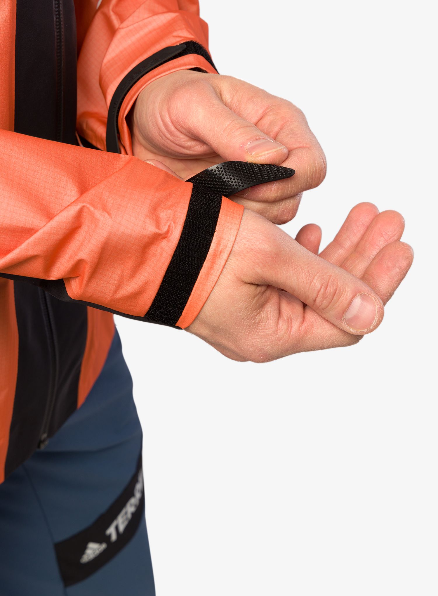 Hardshell jakna adidas TERREX Techrock Light GORE-TEX Jacket - semi impact orange/shared