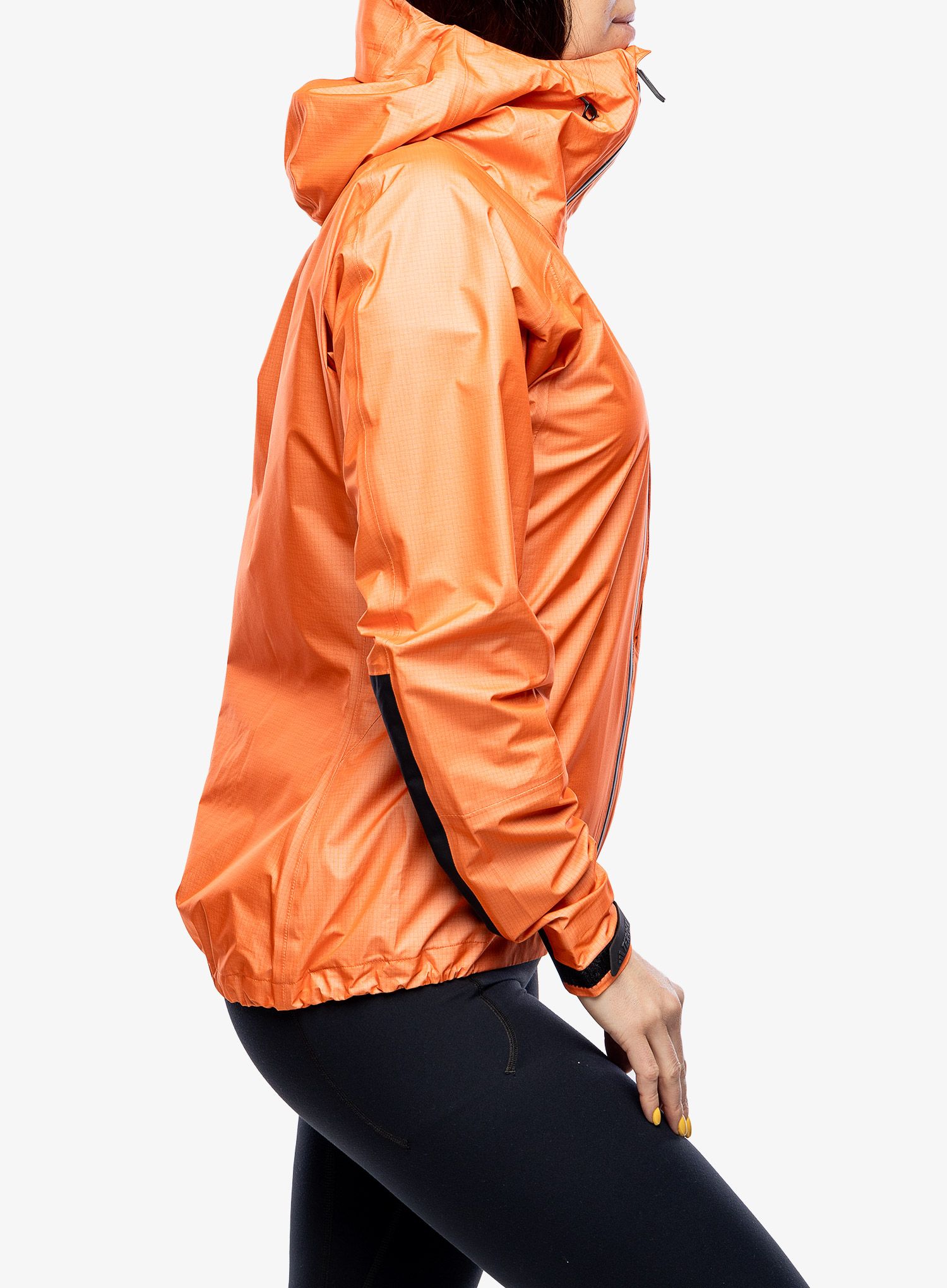 Ženska nepremočljiva jakna adidas TERREX Techrock Light GTX Active - semi impact orange