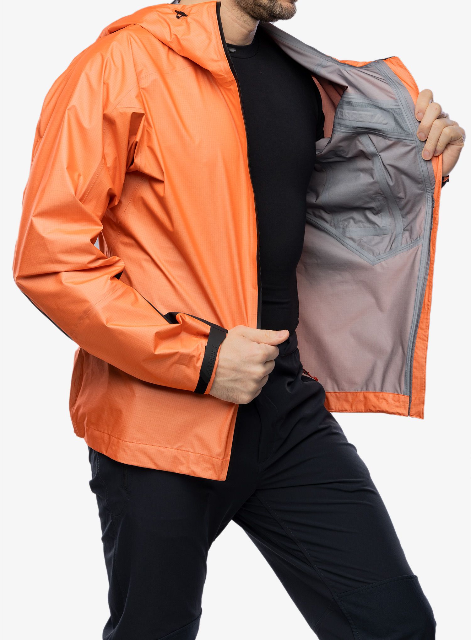 Nepremočljiva jakna adidas TERREX Techrock Light GTX Active - semi impact orange