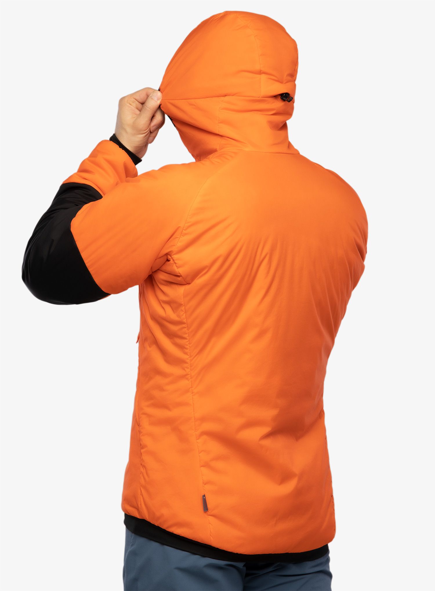 Sintetična jakna adidas TERREX Techrock Stretch PrimaLoft Hooded Jkt - semi impact orange/black