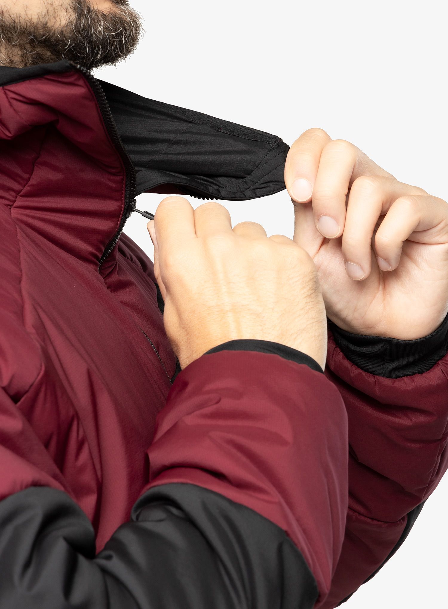 Sintetična jakna adidas TERREX Techrock Stretch PrimaLoft Hooded Jkt - shared/black