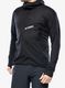 Jopica s kapuco adidas TERREX Techrock Ultralight Half Zip Hooded Fleece - black