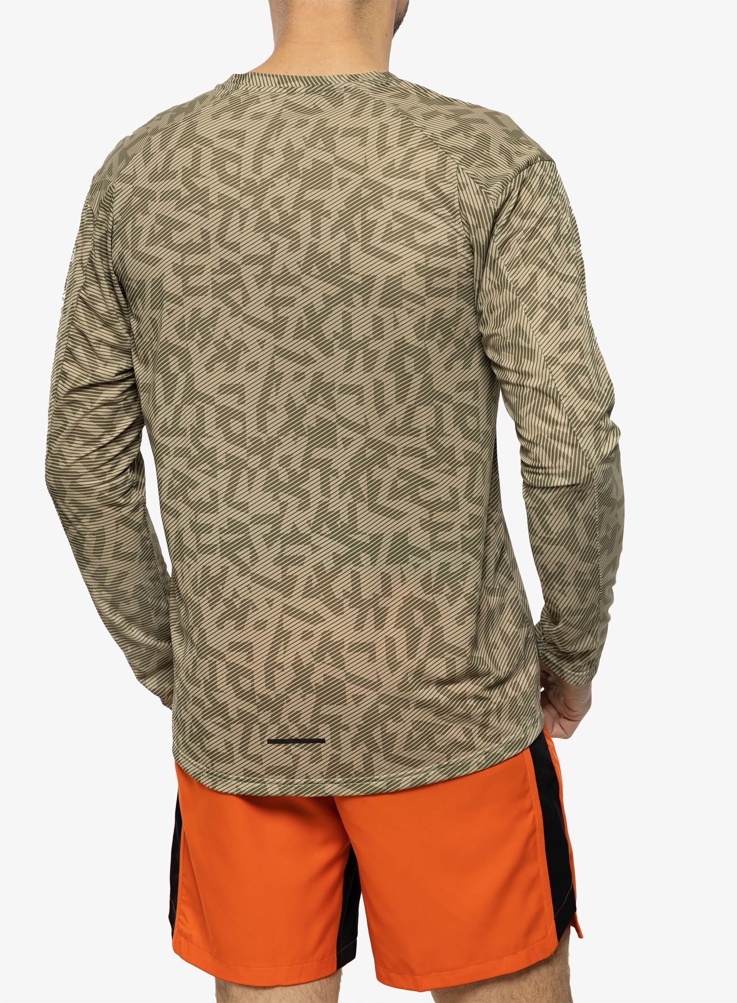 Tekaška jopica adidas TERREX Trail Running Longsleeve Graphic - savannah/focus olive