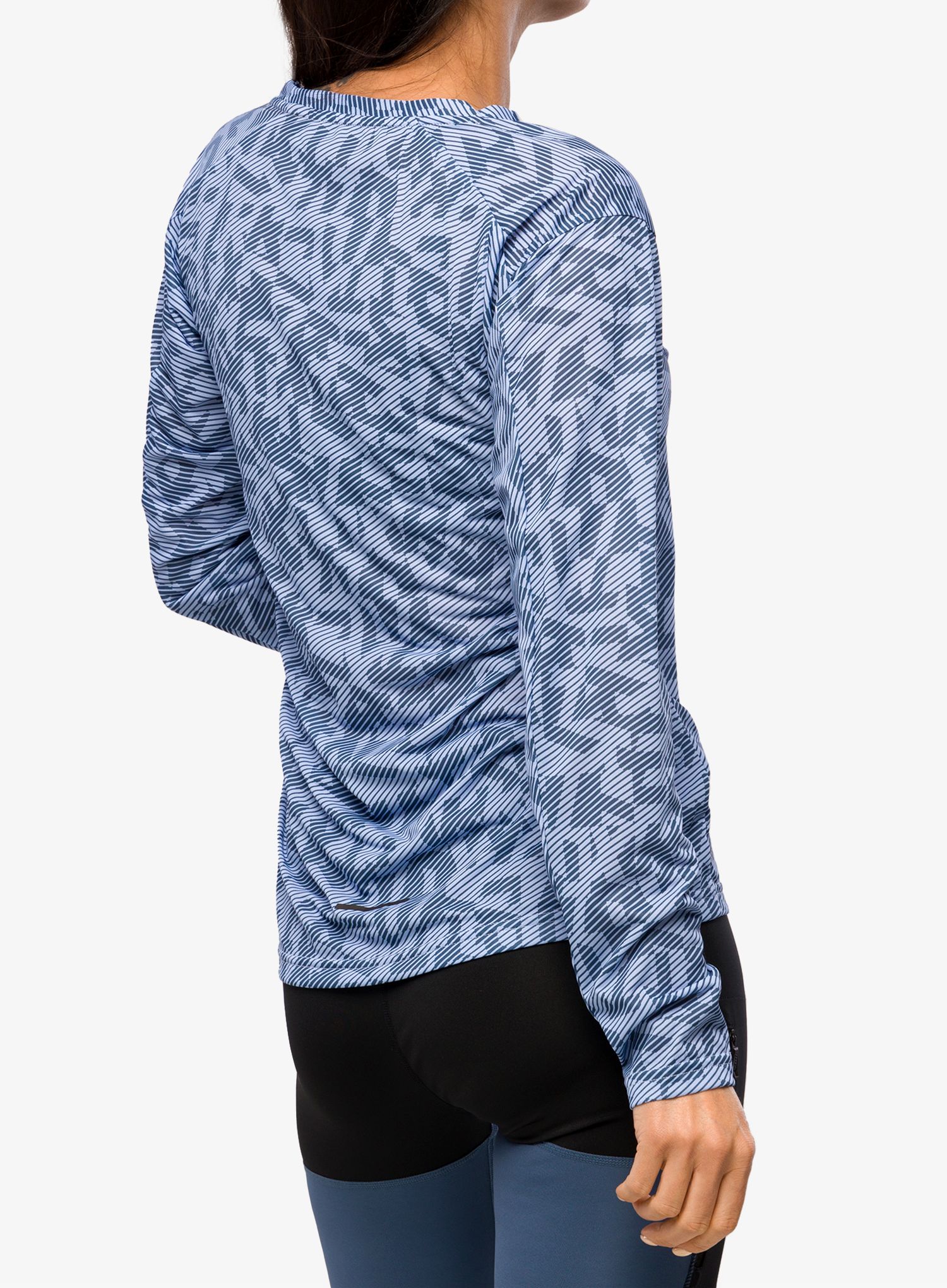 Ženska tekaška jopica adidas TERREX Trail Running Longsleeve - blue dawn/wonder steel