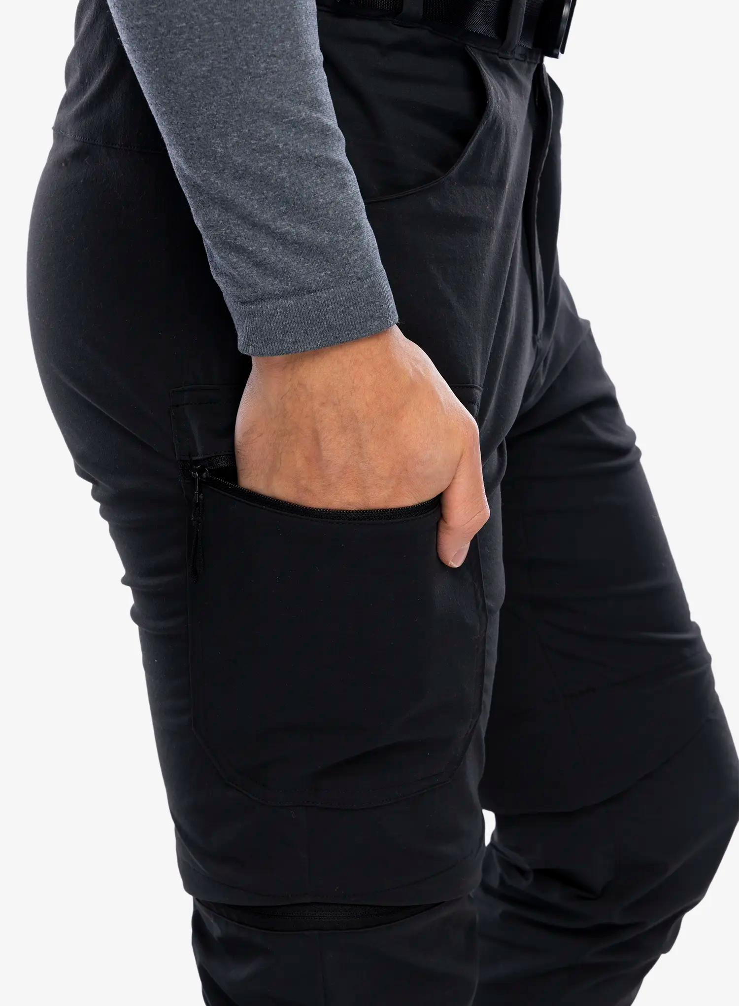 Pohodne hlače adidas TERREX Utilitas Zip Off Pants - black