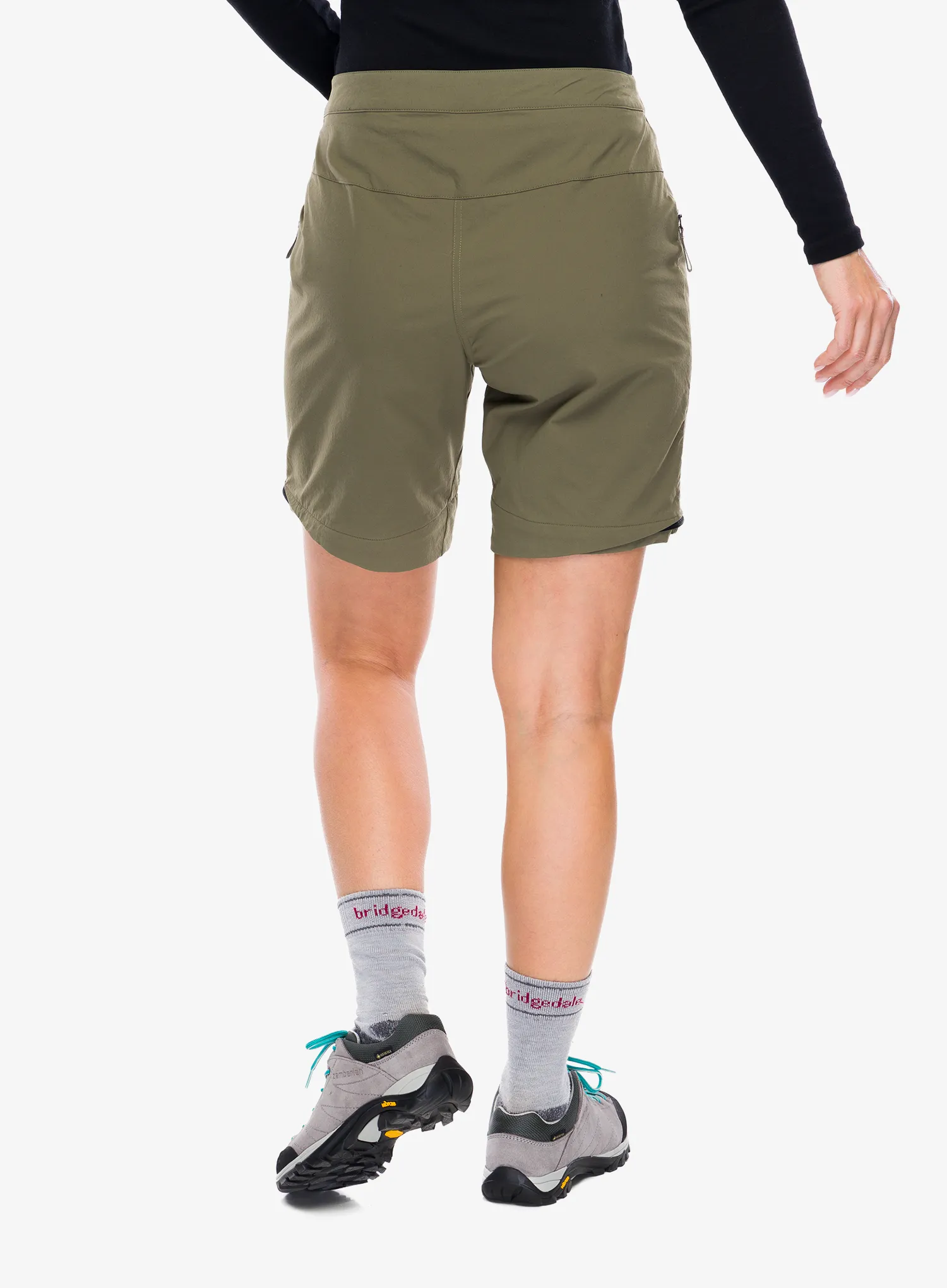 Ženske hlače adidas TERREX Utilitas Zip Off Pants - olive strata