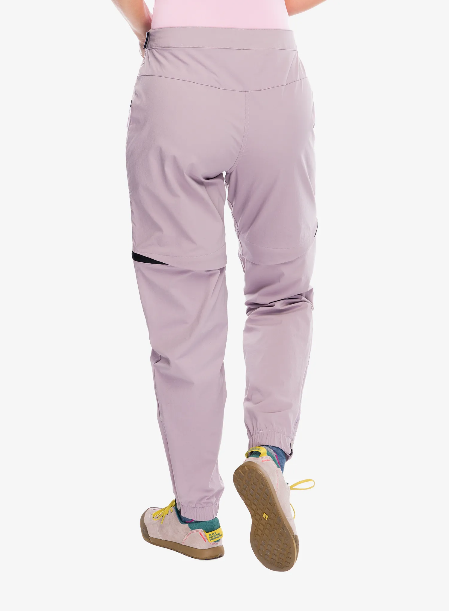 Ženske hlače adidas TERREX Utilitas Zip Off Pants - preloved fig/fig