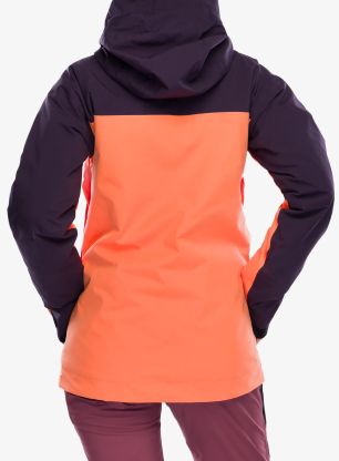 Ženska smučarska jakna adidas TERREX Xperior 2L Insulated RAIN.RDY Jacket - amber tint/aurora black