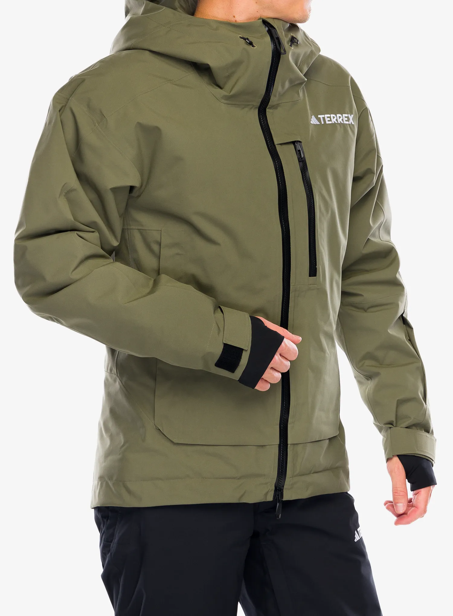 Smučarska jakna adidas TERREX Xperior 2L Insulated RAIN.RDY Jacket - olive strata