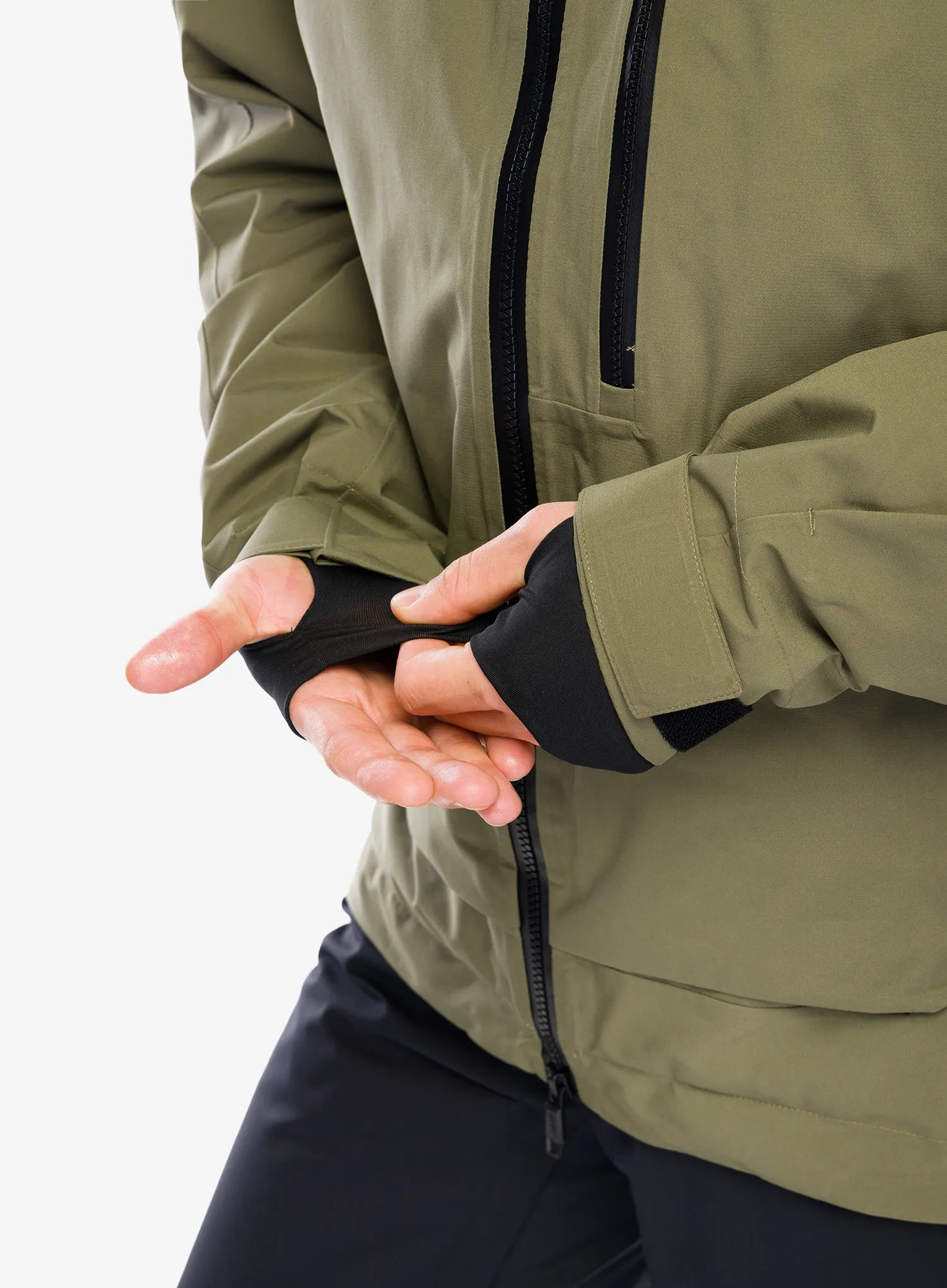 Smučarska jakna adidas TERREX Xperior 2L Insulated RAIN.RDY Jacket - olive strata