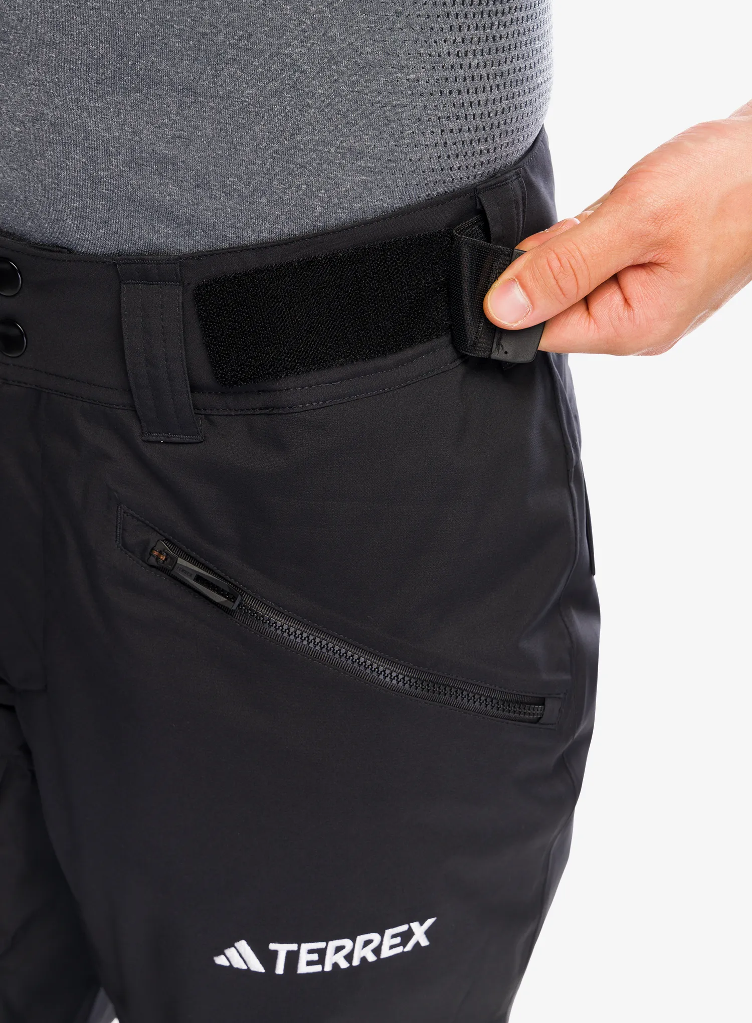 Smučarske hlače adidas TERREX Xperior 2L Insulated Tech Pants - black/white