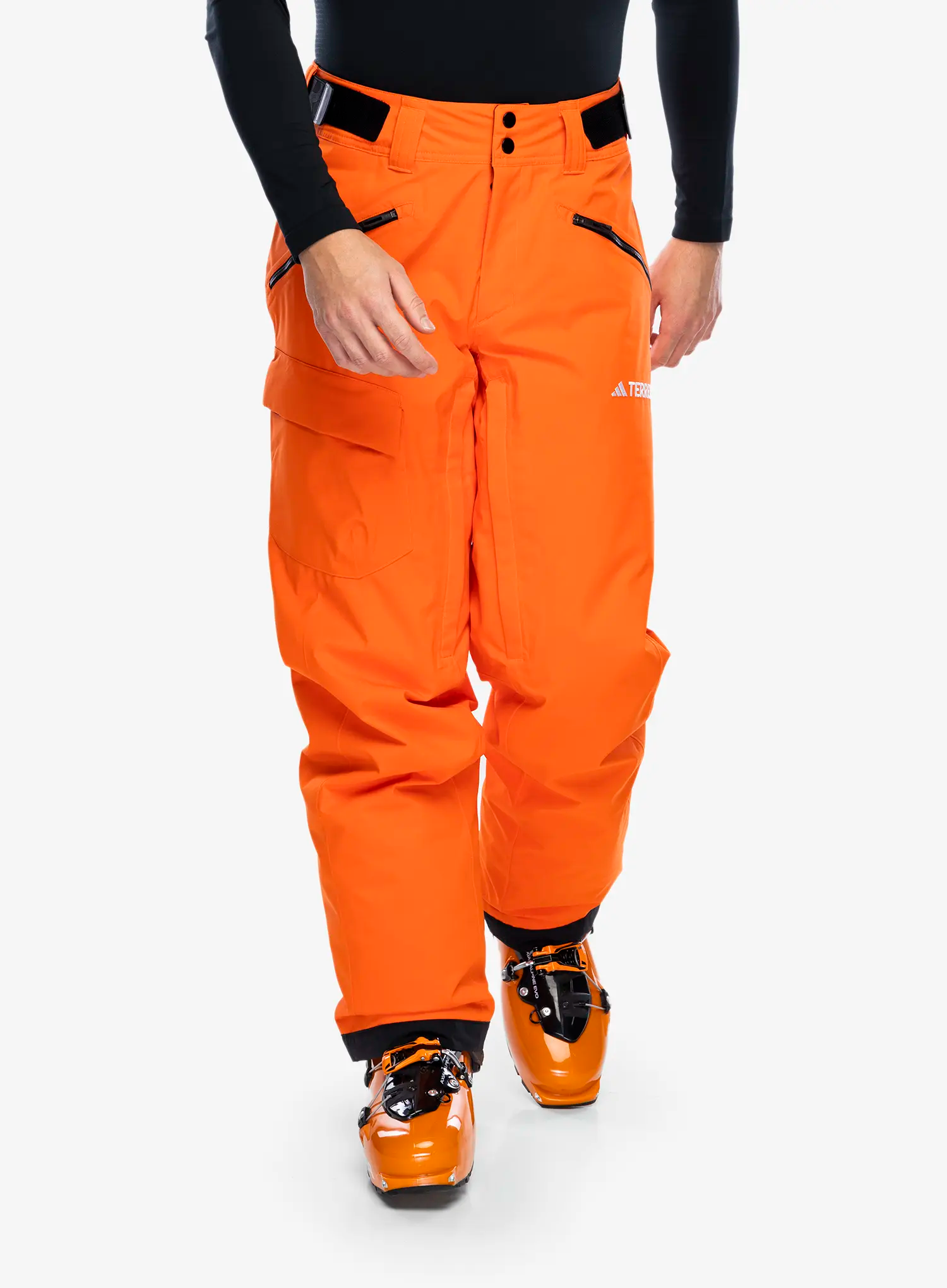 Smučarske hlače adidas TERREX Xperior 2L Insulated Tech Pants - semi impact orange/white
