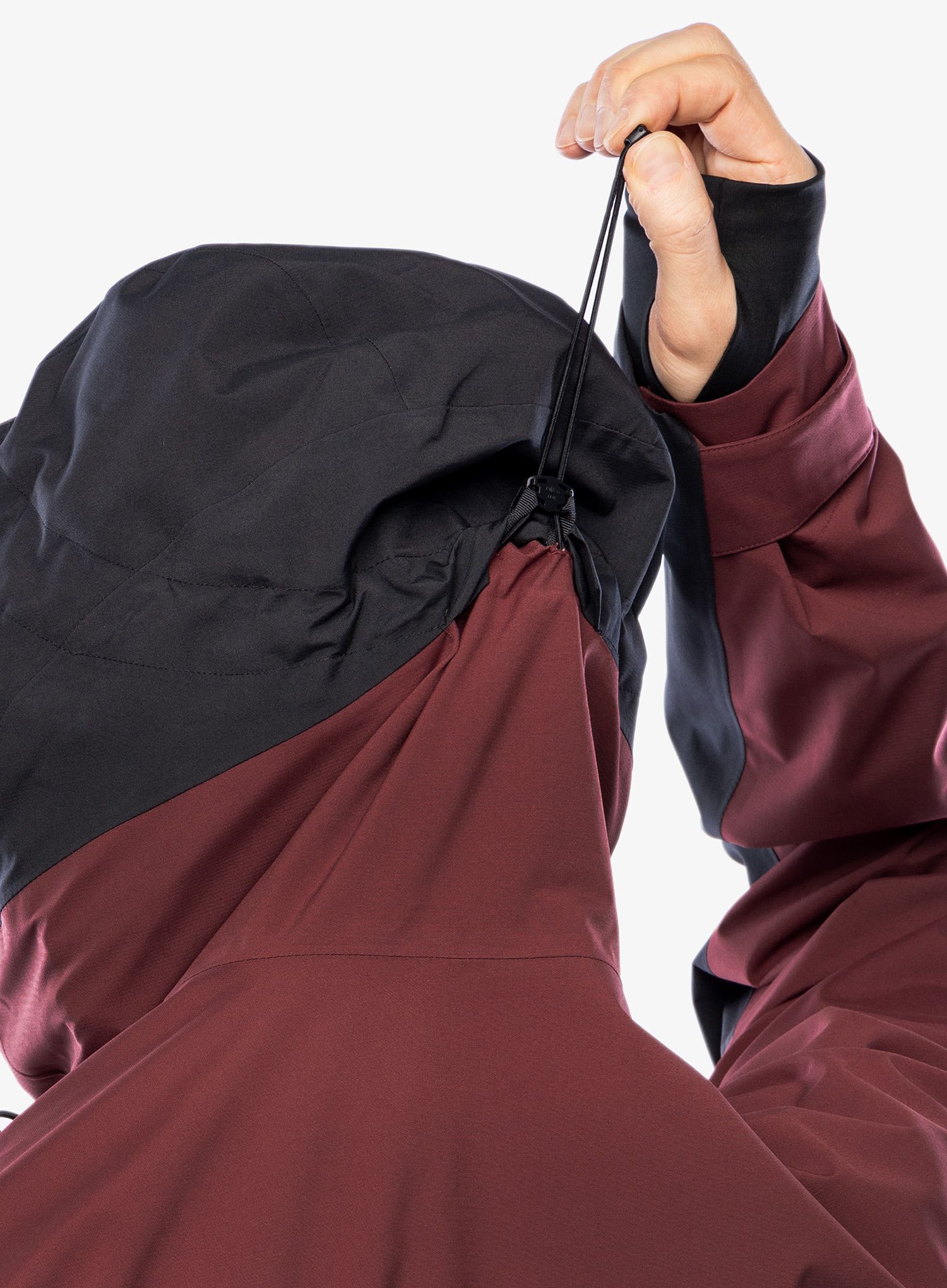 Moška smučarska jakna adidas TERREX Xperior 2L Lined RAIN.RDY Anorak - shadow red/black