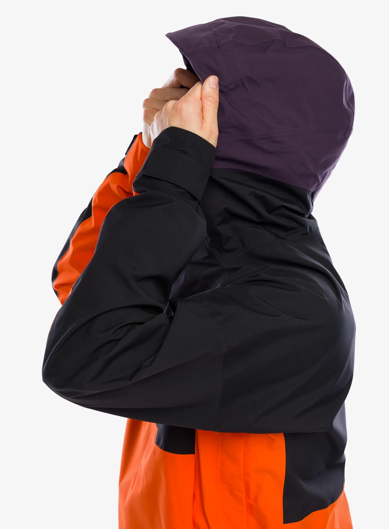 Smučarska jakna adidas TERREX Xperior 2L Lined RAIN.RDY Anorak - blk/aurora blk/semi im orange