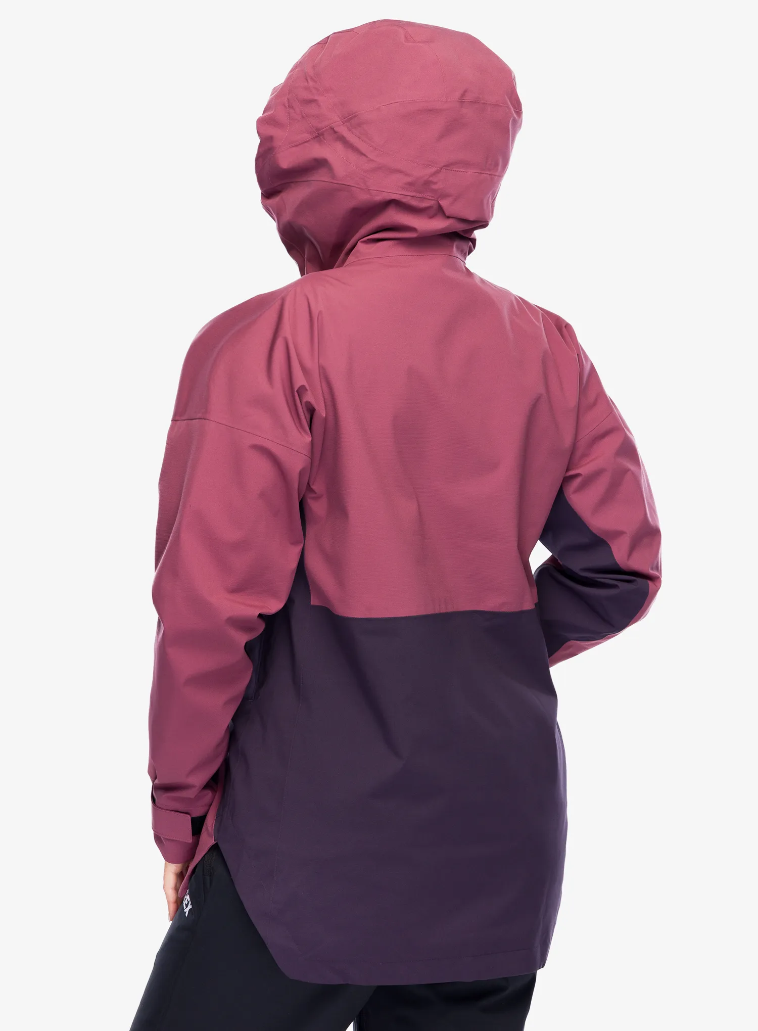 Ženska smučarska jakna adidas TERREX Xperior 2L Lined RAIN.RDY Anorak - quiet crimson/aurora black