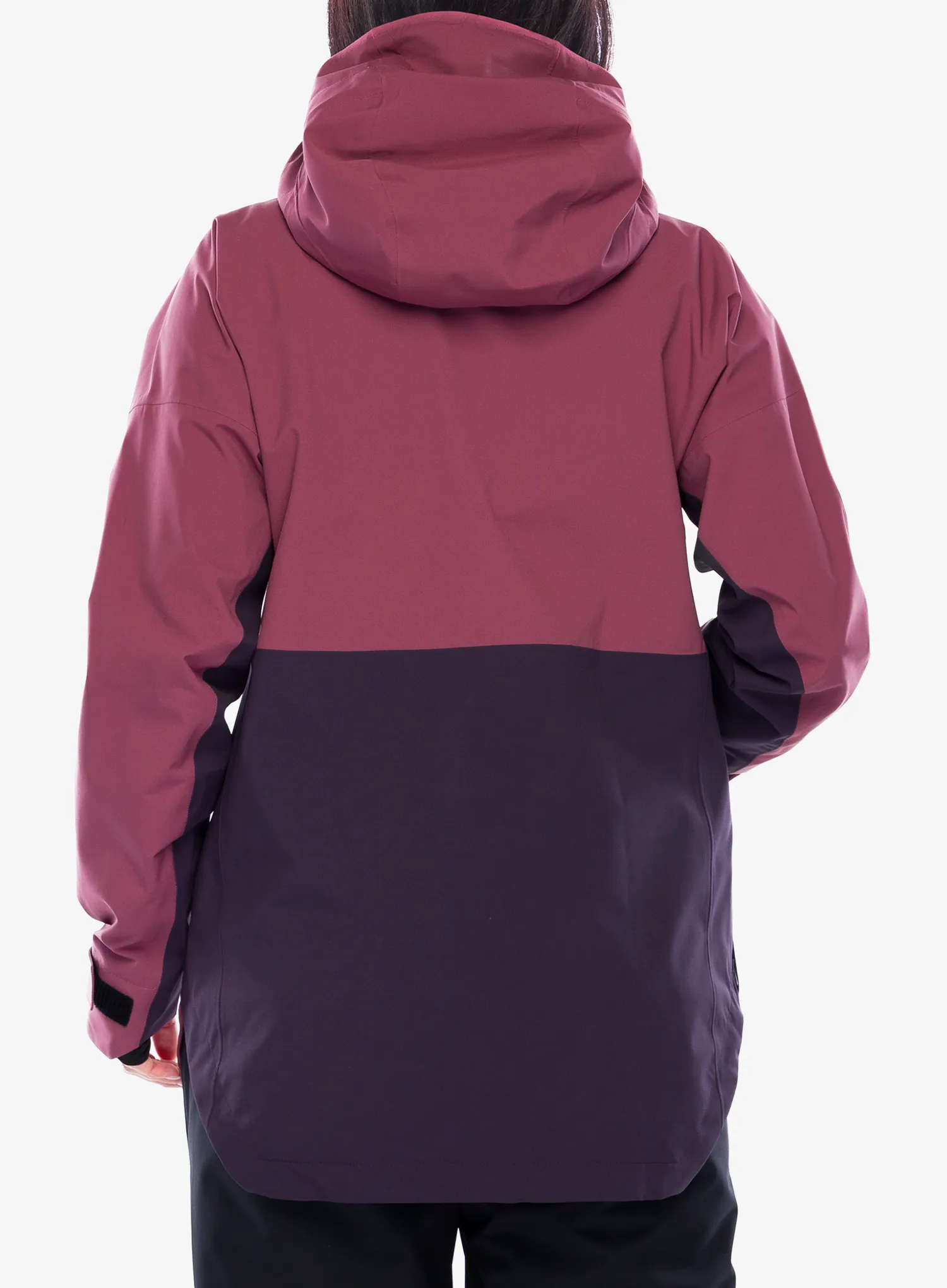 Ženska smučarska jakna adidas TERREX Xperior 2L Lined RAIN.RDY Anorak - quiet crimson/aurora black