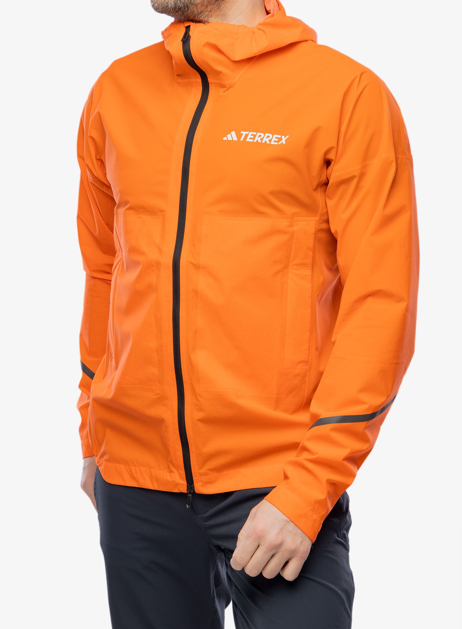 Nepremočljiva jakna adidas TERREX Xperior 2,5L Light RAIN.RDY Jkt - semi impact orange