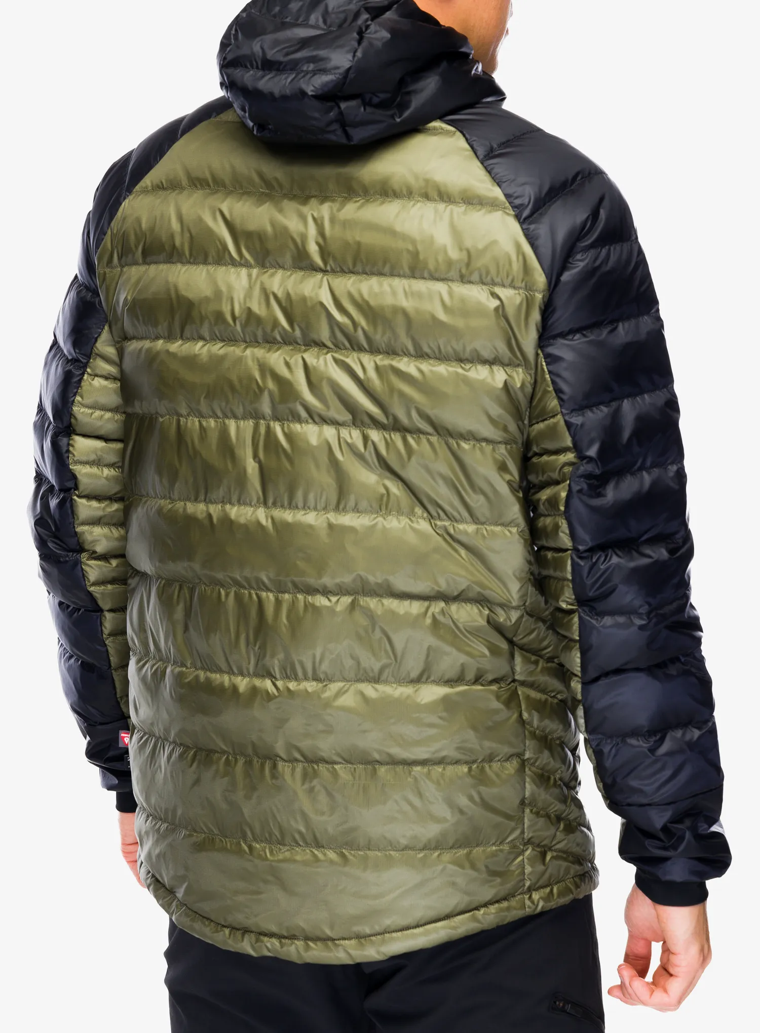 Puhovka adidas TERREX Xperior COLD.RDY Down Hooded Jkt - olive strata/black