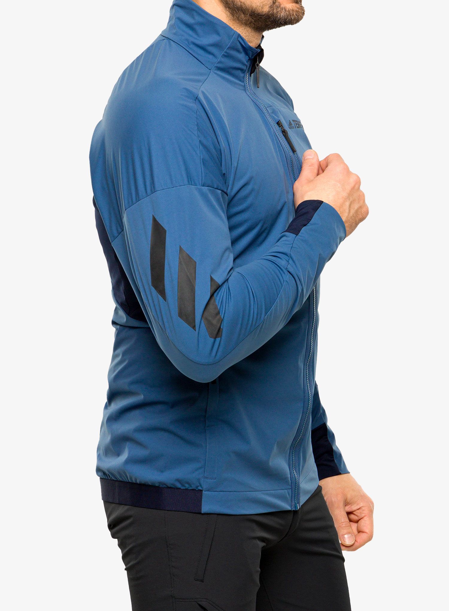 Moška jakna adidas TERREX Xperior Cross-Country Ski Soft Shell Jacket - wonder steel