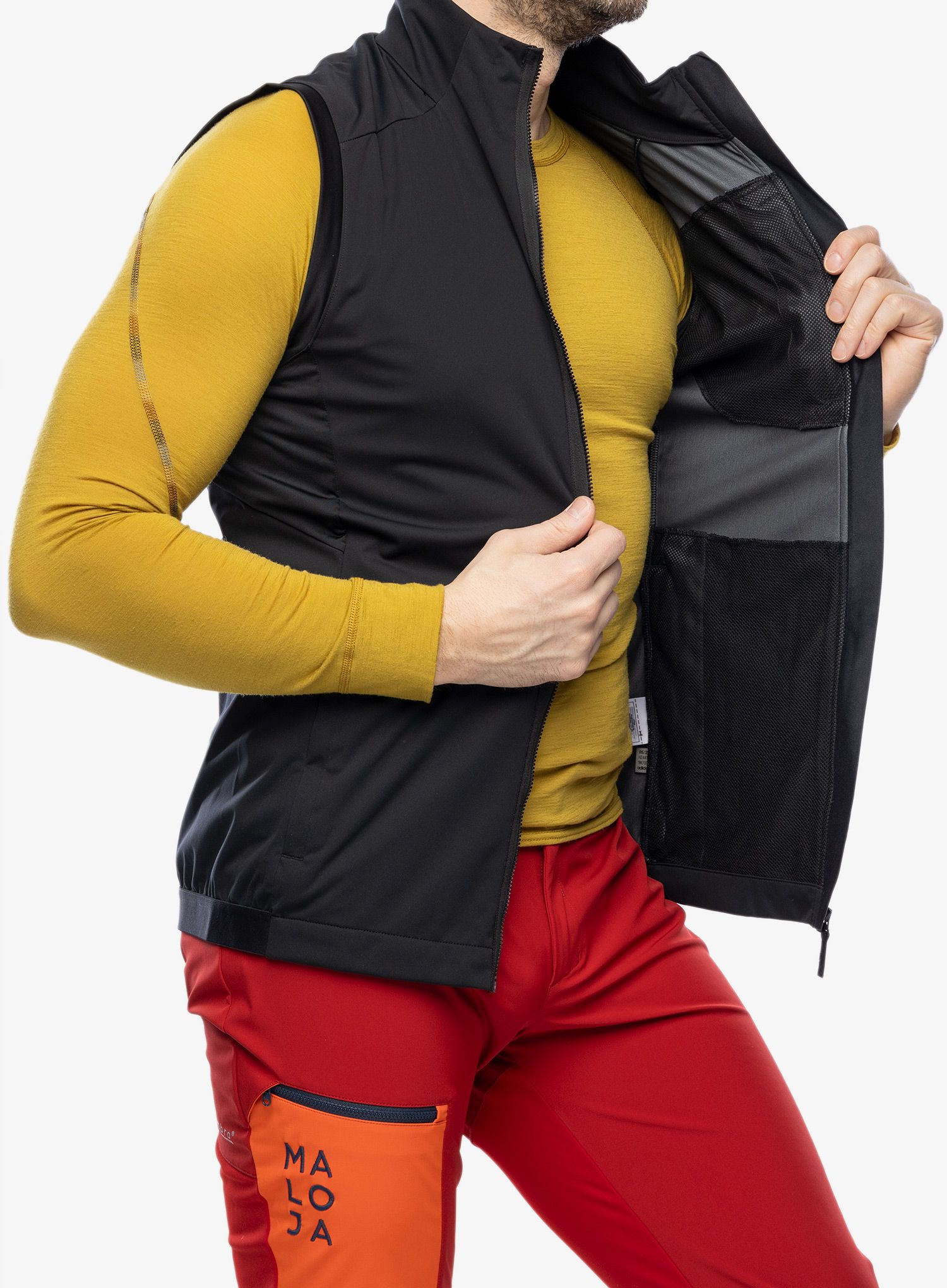 Brezrokavnik adidas TERREX Xperior Cross-Country Ski Soft Shell Vest - black