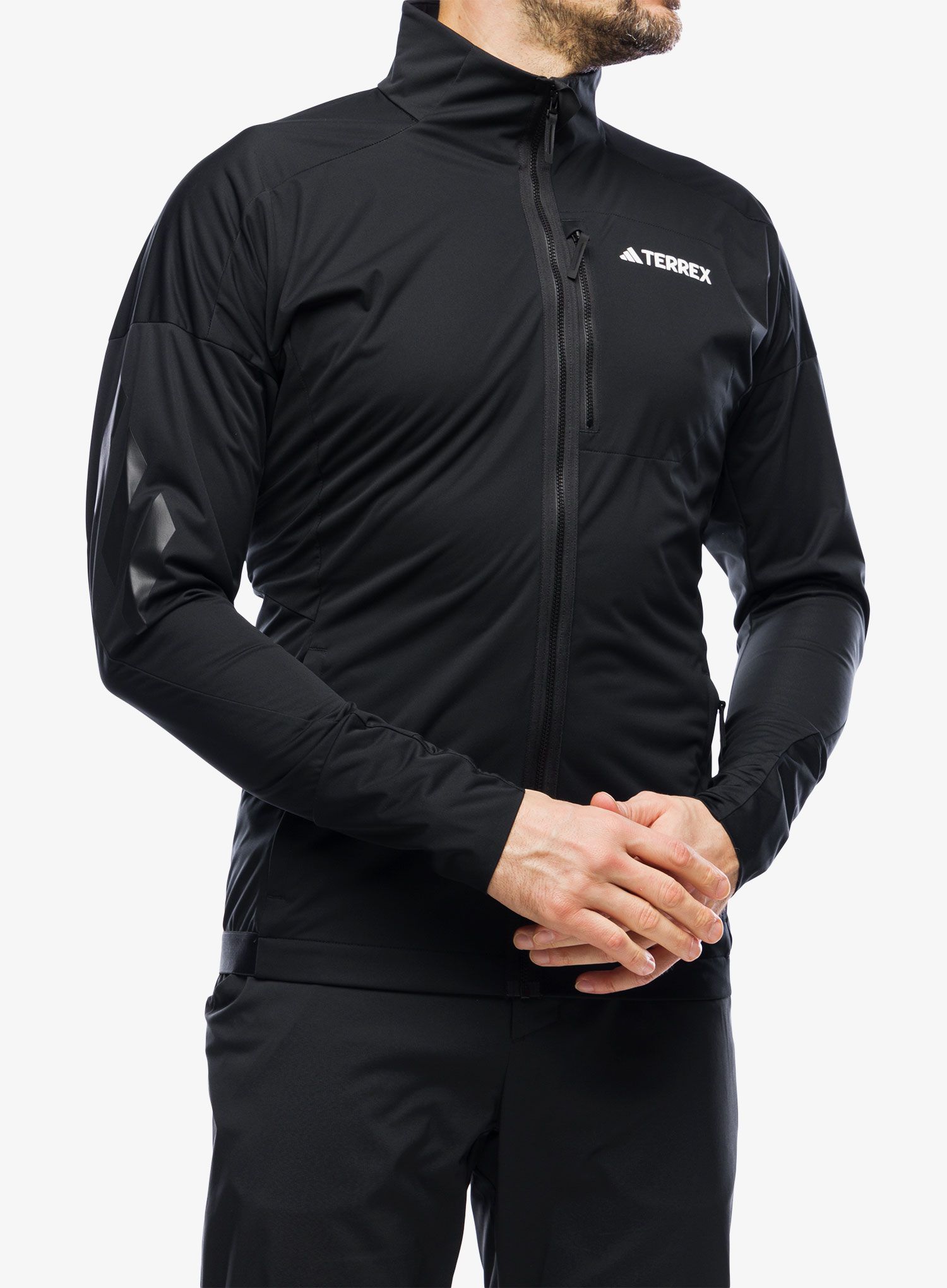 Jakna za turno smučanje adidas TERREX Xperior Crosscountry Ski Softshell Jacket - black