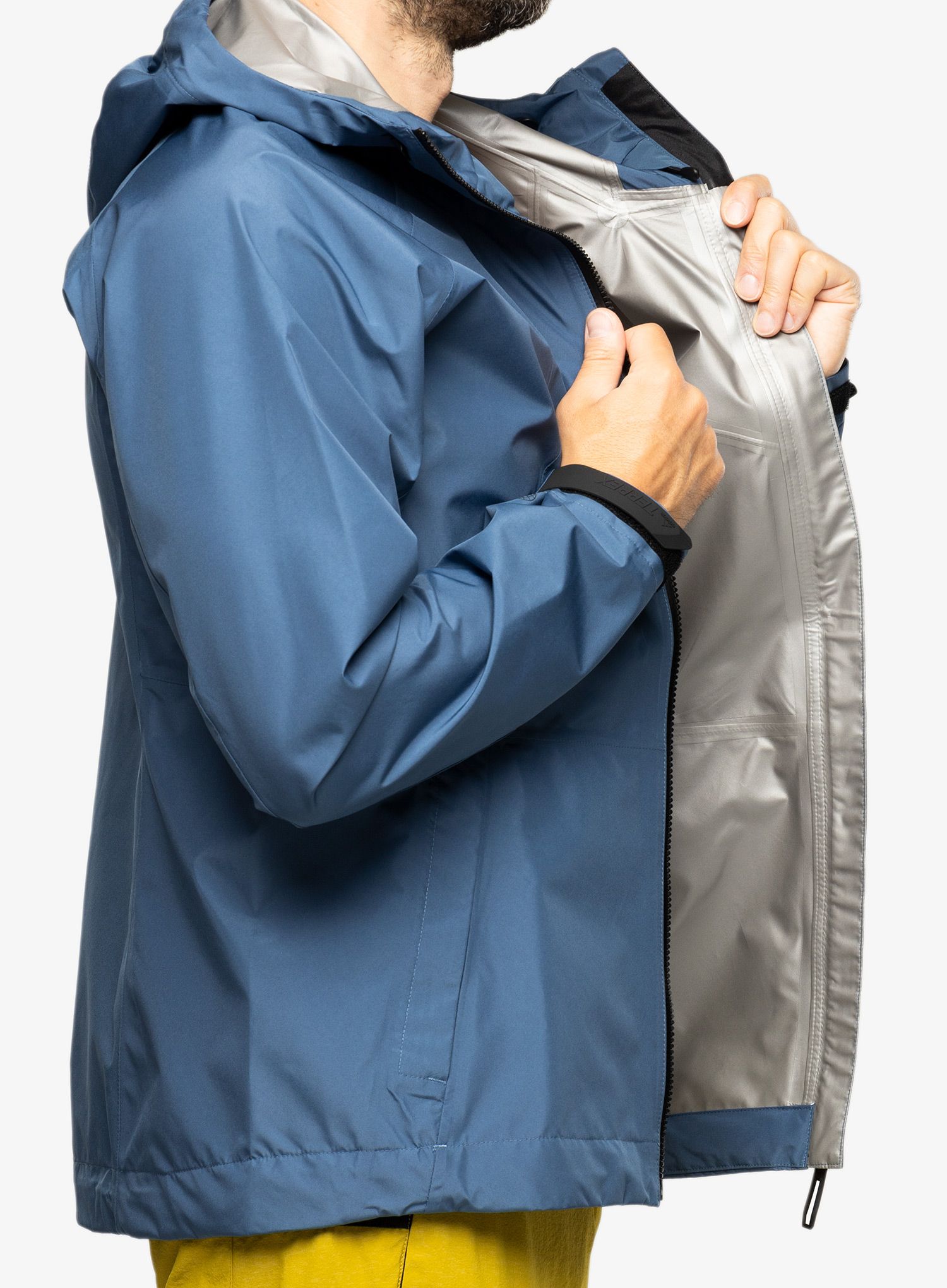 Nepremočljiva jakna adidas TERREX Xperior GORE-TEX Paclite Rain Jacket - wonder steel