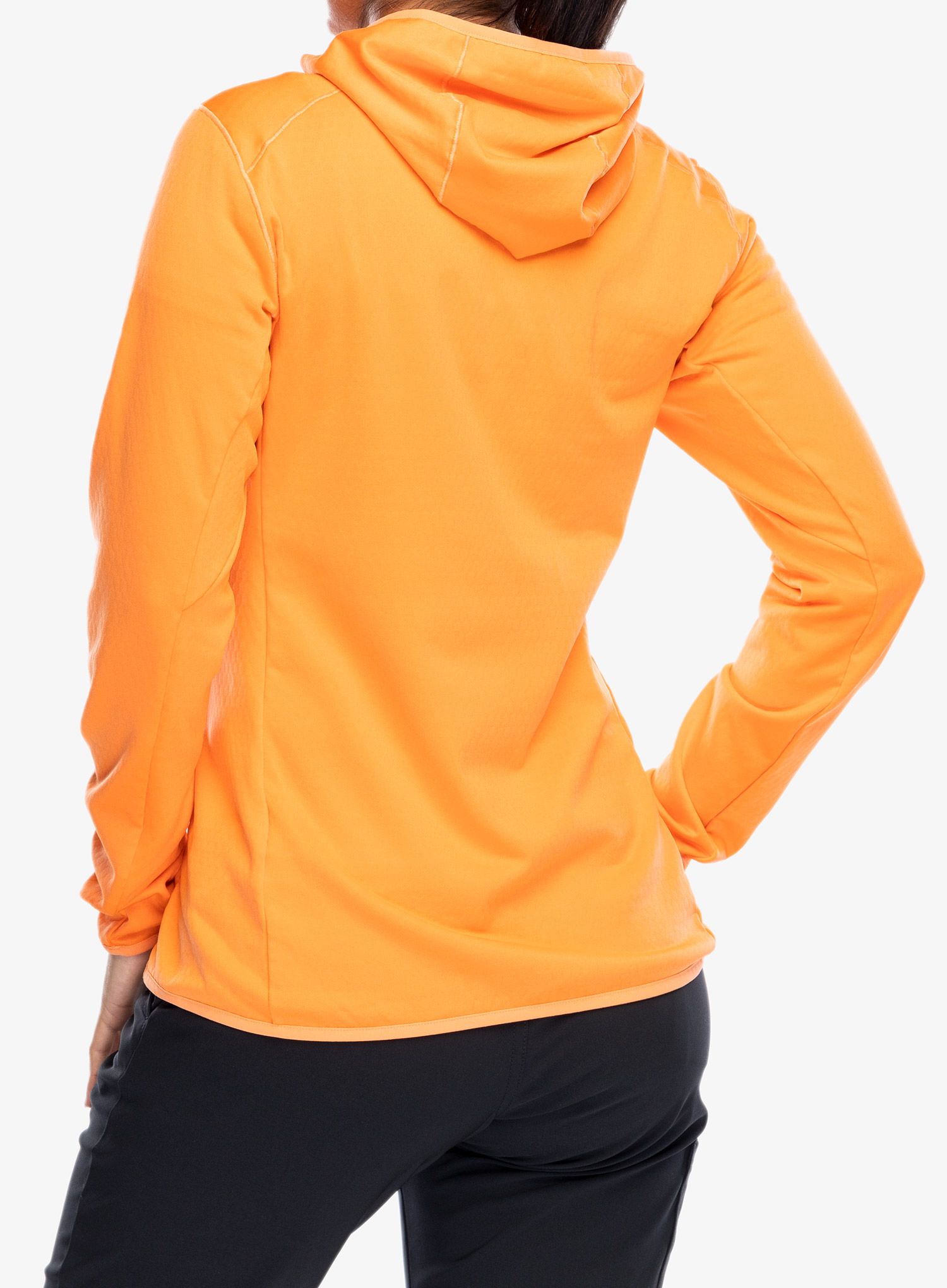 Ženska jopica adidas TERREX Xperior Light Fleece Hooded Jacket - amber tint