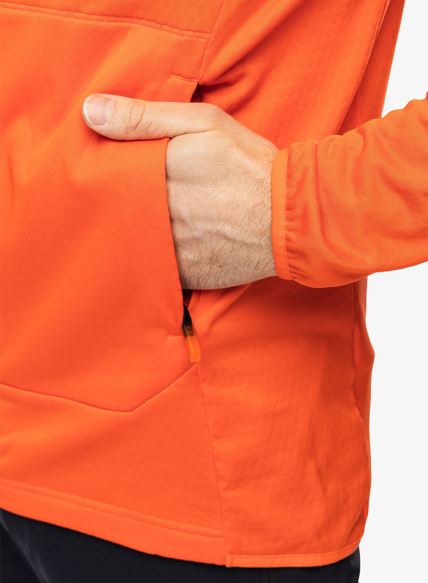 Jopica adidas TERREX Xperior Light Fleece Hooded Jacket - semi impact orange