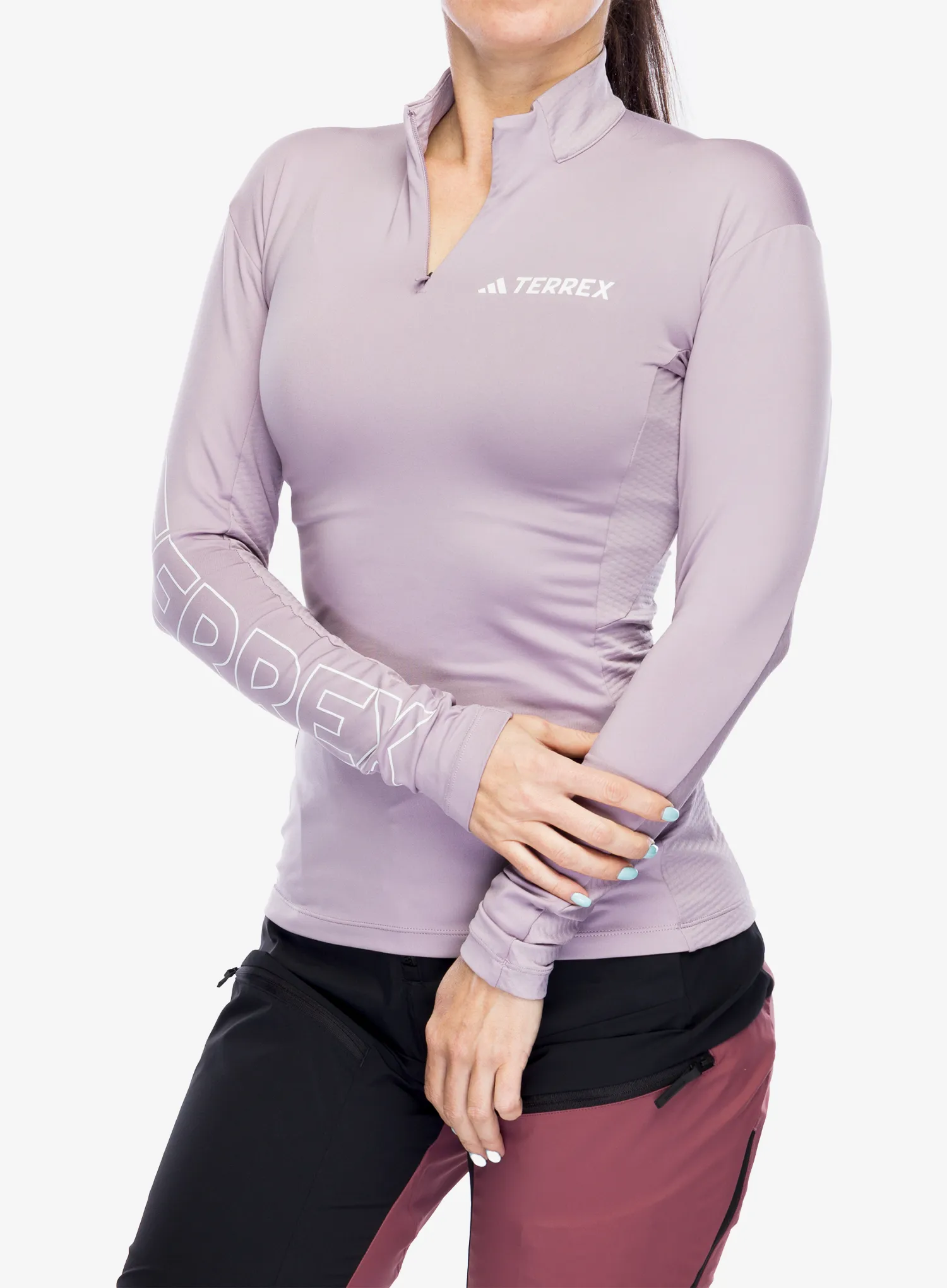 Ženska jopica adidas TERREX Xperior Longsleeve - preloved fig
