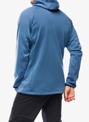 Flis adidas TERREX Xperior Medium Fleece Hooded Jacket - wonder steel/black