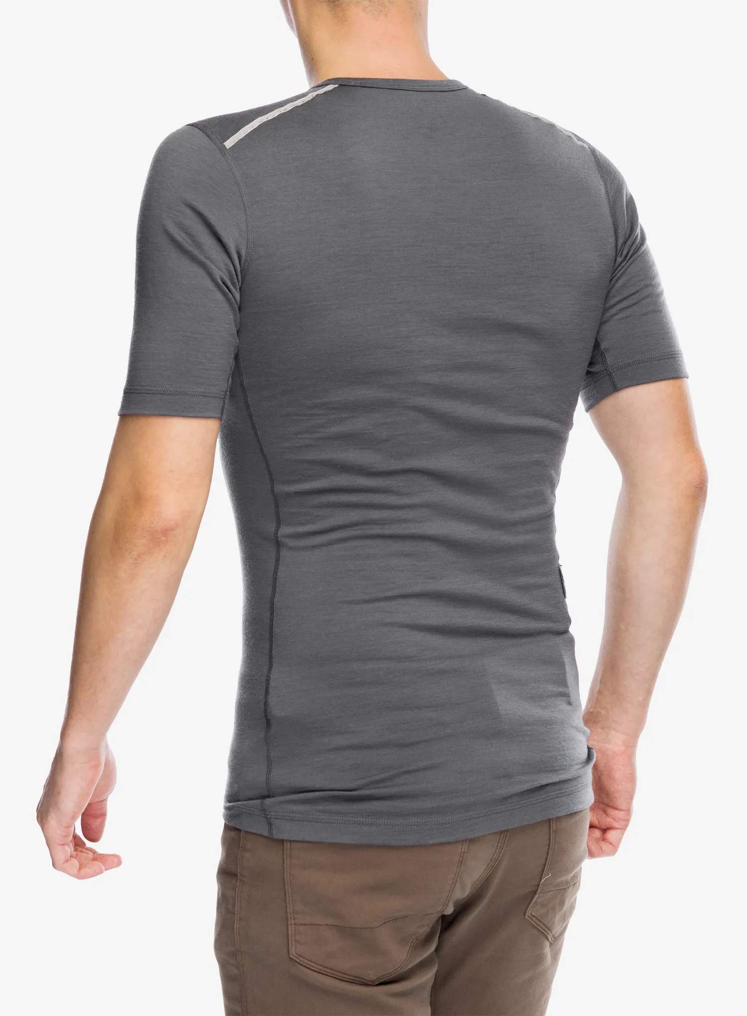 Termo majica adidas TERREX Xperior Merino 200 Base Layer SS - grey five