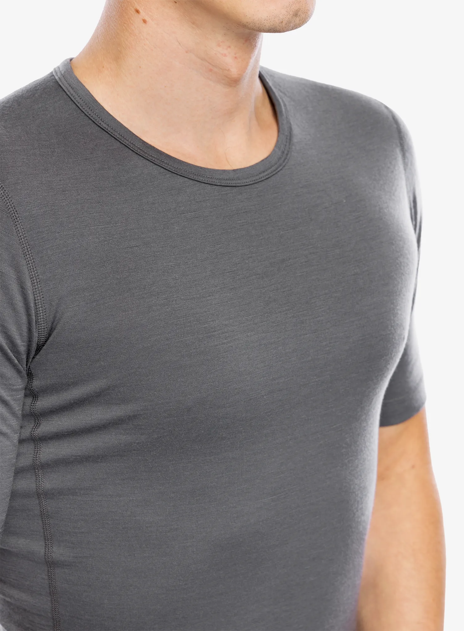 Termo majica adidas TERREX Xperior Merino 200 Base Layer SS - grey five
