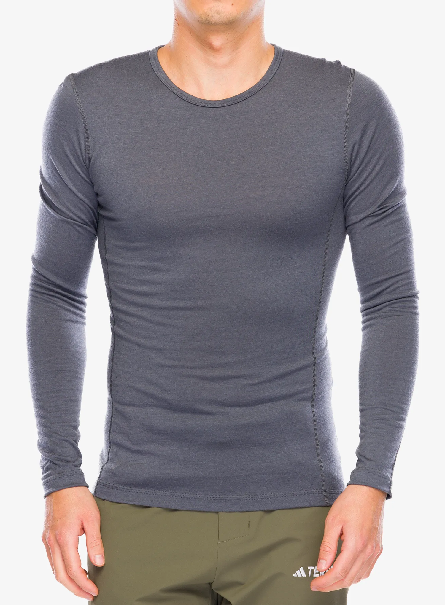 Termo flis jopa adidas TERREX Xperior Merino 200 Baselayer LS - grey five
