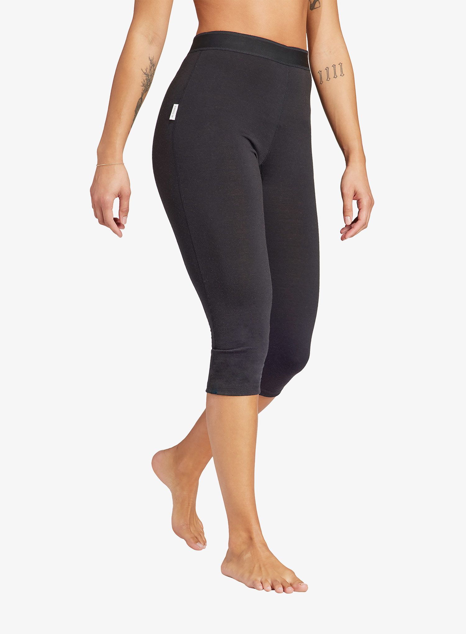 Ženske termo pajkice adidas TERREX Xperior Merino 200 Tights - black