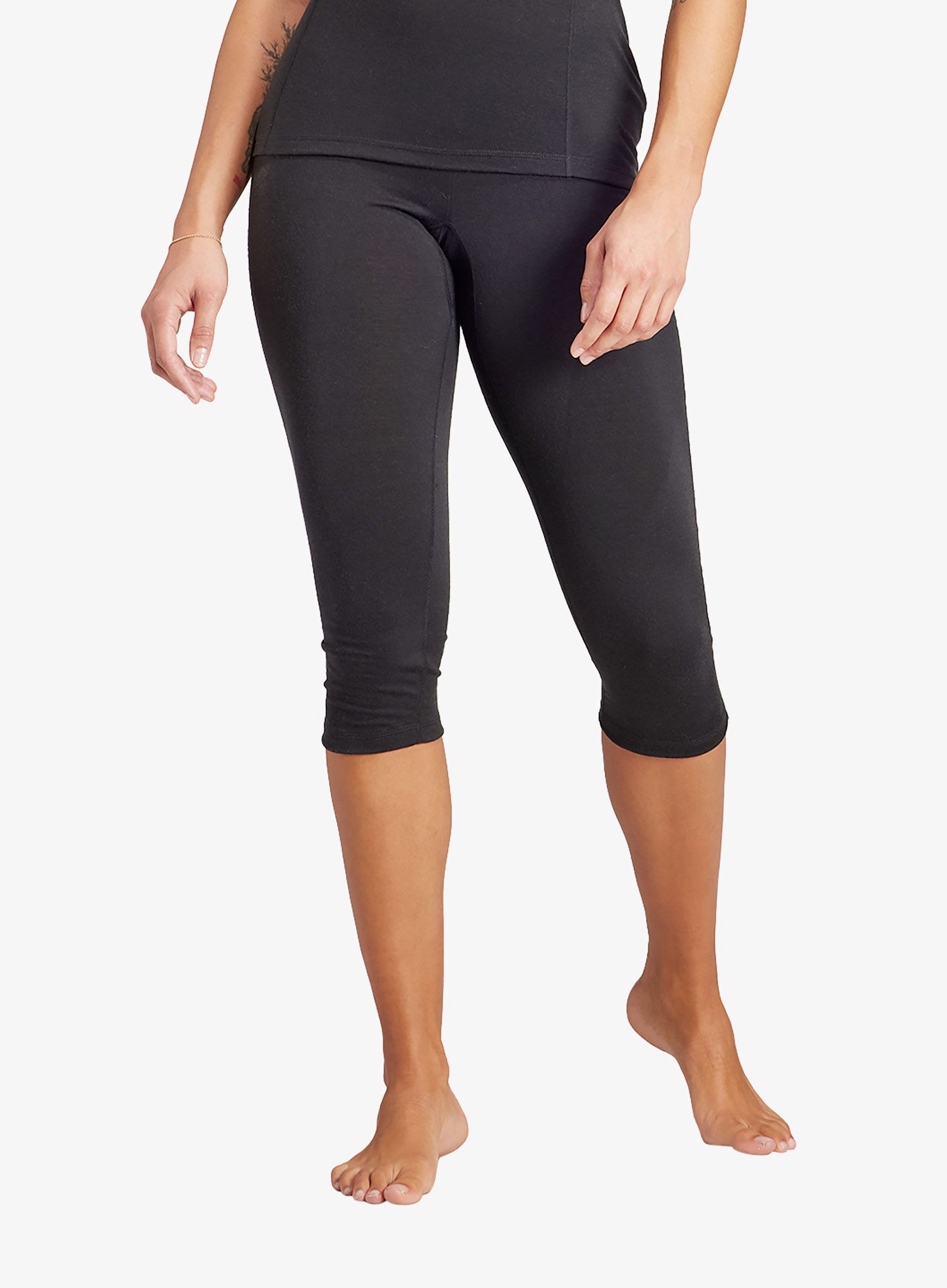 Ženske termo pajkice adidas TERREX Xperior Merino 200 Tights - black