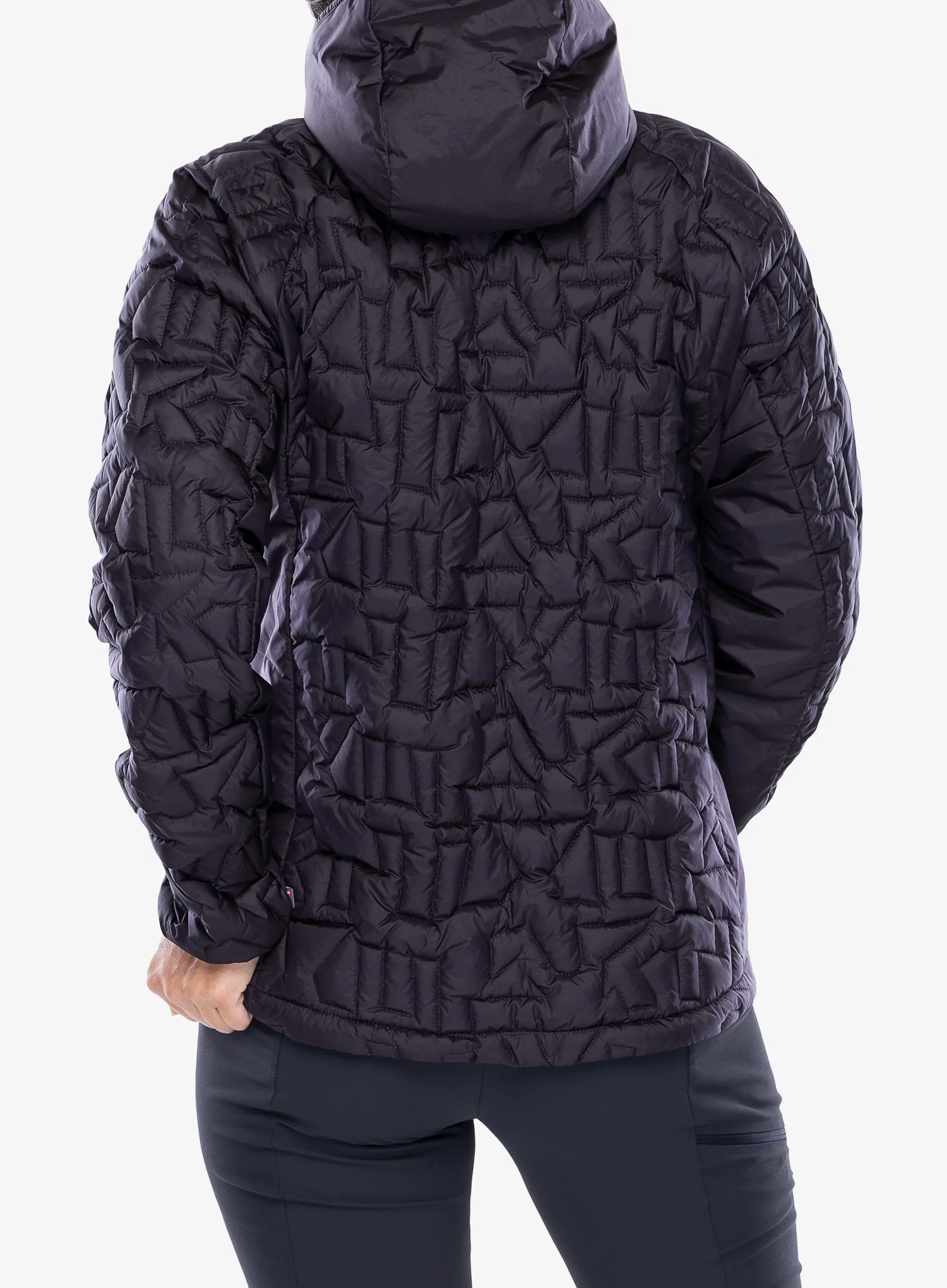 Ženska sintetična jakna adidas TERREX Xperior PrimaLoft Loose Fill Insulated Hooded Jkt - aurora black