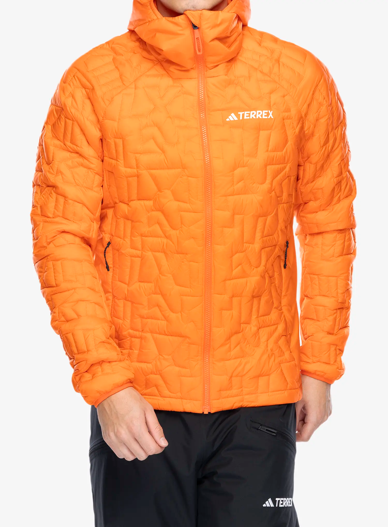 Sintetična jakna adidas TERREX Xperior PrimaLoft Loose Fill Insulated Hooded Jkt - semi impact orange