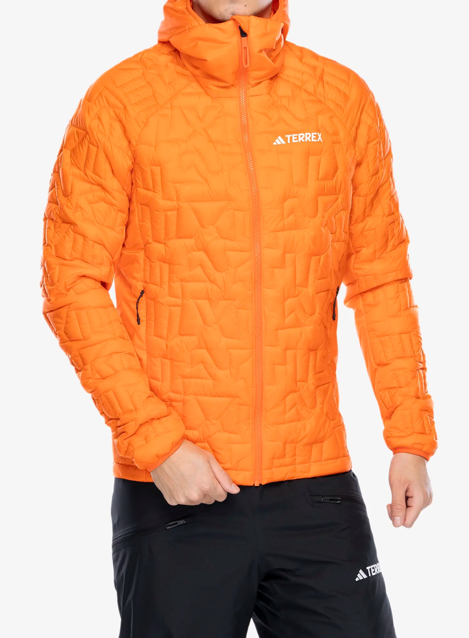 Sintetična jakna adidas TERREX Xperior PrimaLoft Loose Fill Insulated Hooded Jkt - semi impact orange