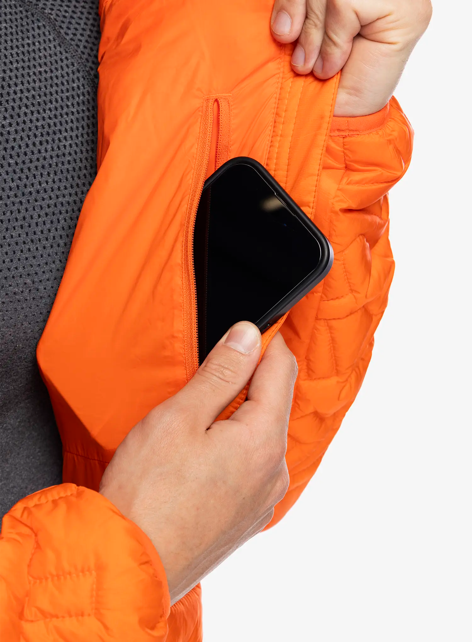 Sintetična jakna adidas TERREX Xperior PrimaLoft Loose Fill Insulated Hooded Jkt - semi impact orange