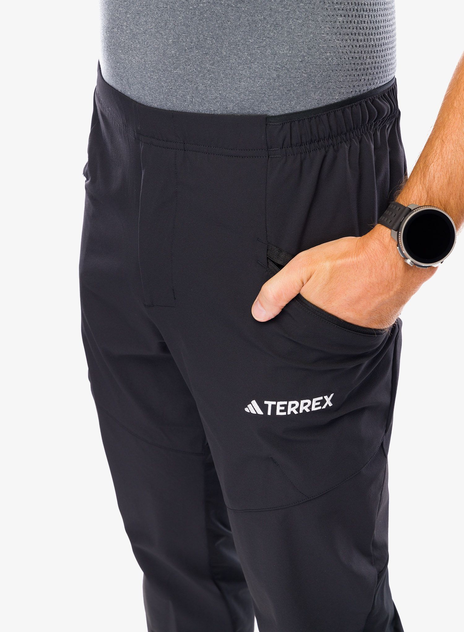 Hlače adidas TERREX Xperior Softshell Pants - black