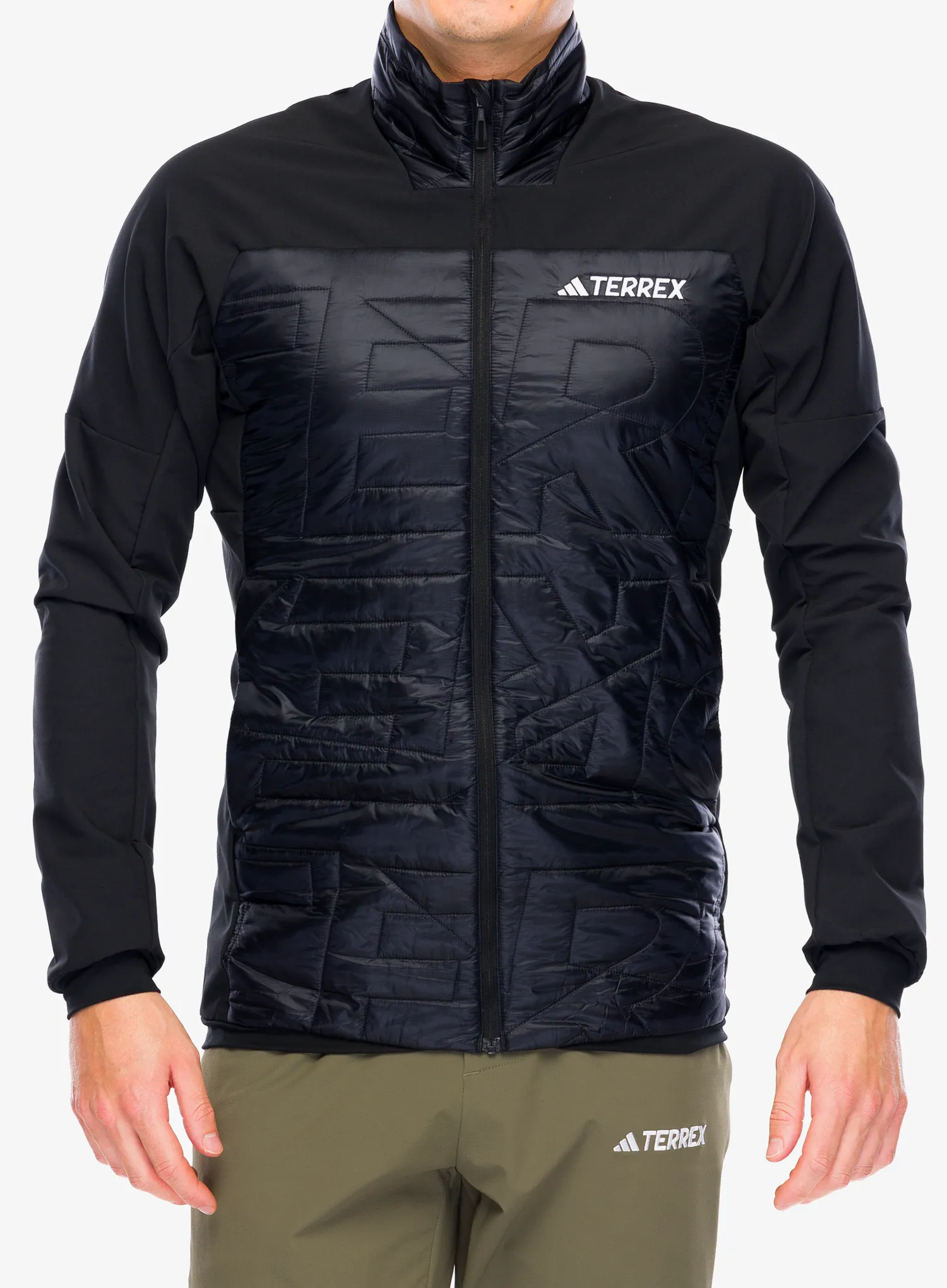 Hibridna jakna adidas TERREX Xperior Varilite Hybrid PrimaLoft Jacket - black