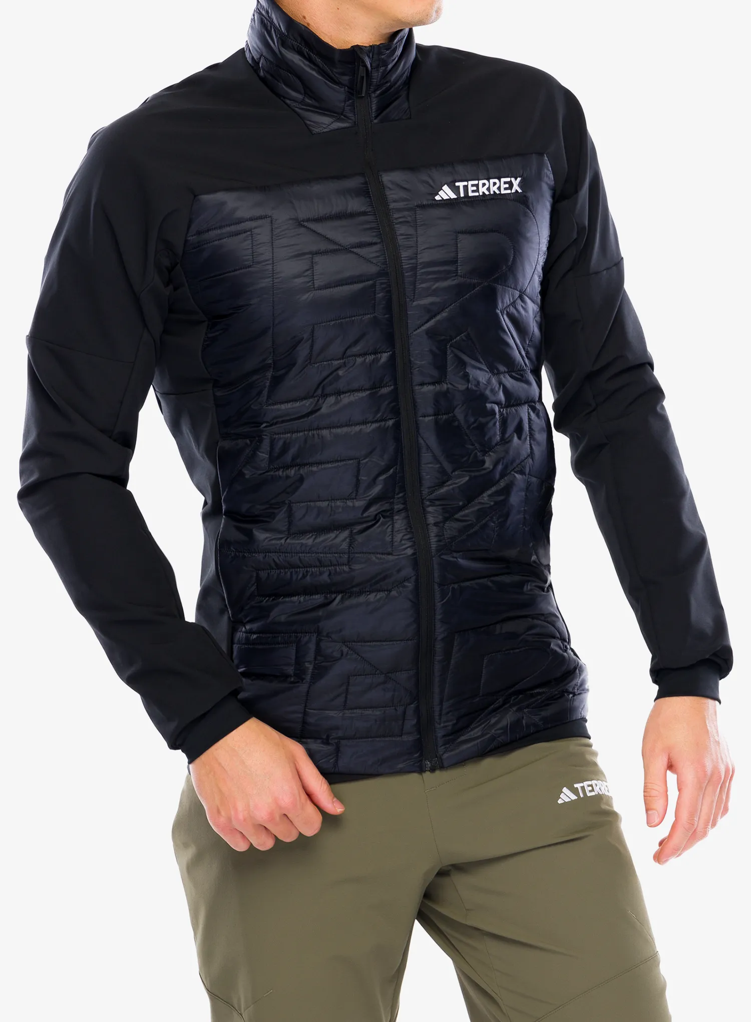 Hibridna jakna adidas TERREX Xperior Varilite Hybrid PrimaLoft Jacket - black