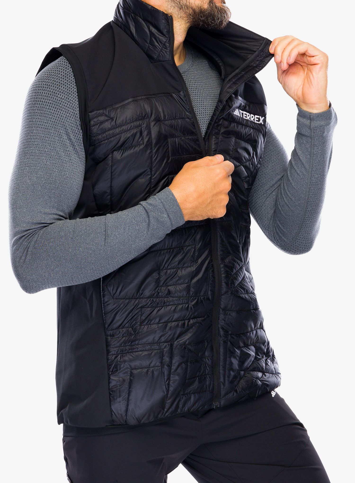 Brezrokavnik adidas TERREX Xperior Varilite Hybrid PrimaLoft Vest - black