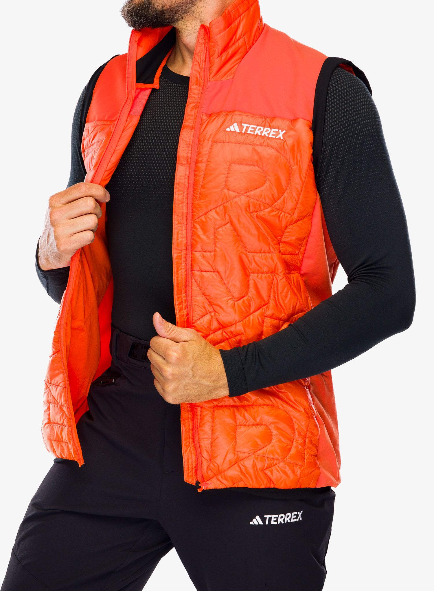 Brezrokavnik adidas TERREX Xperior Varilite Hybrid PrimaLoft Vest - semi impact orange