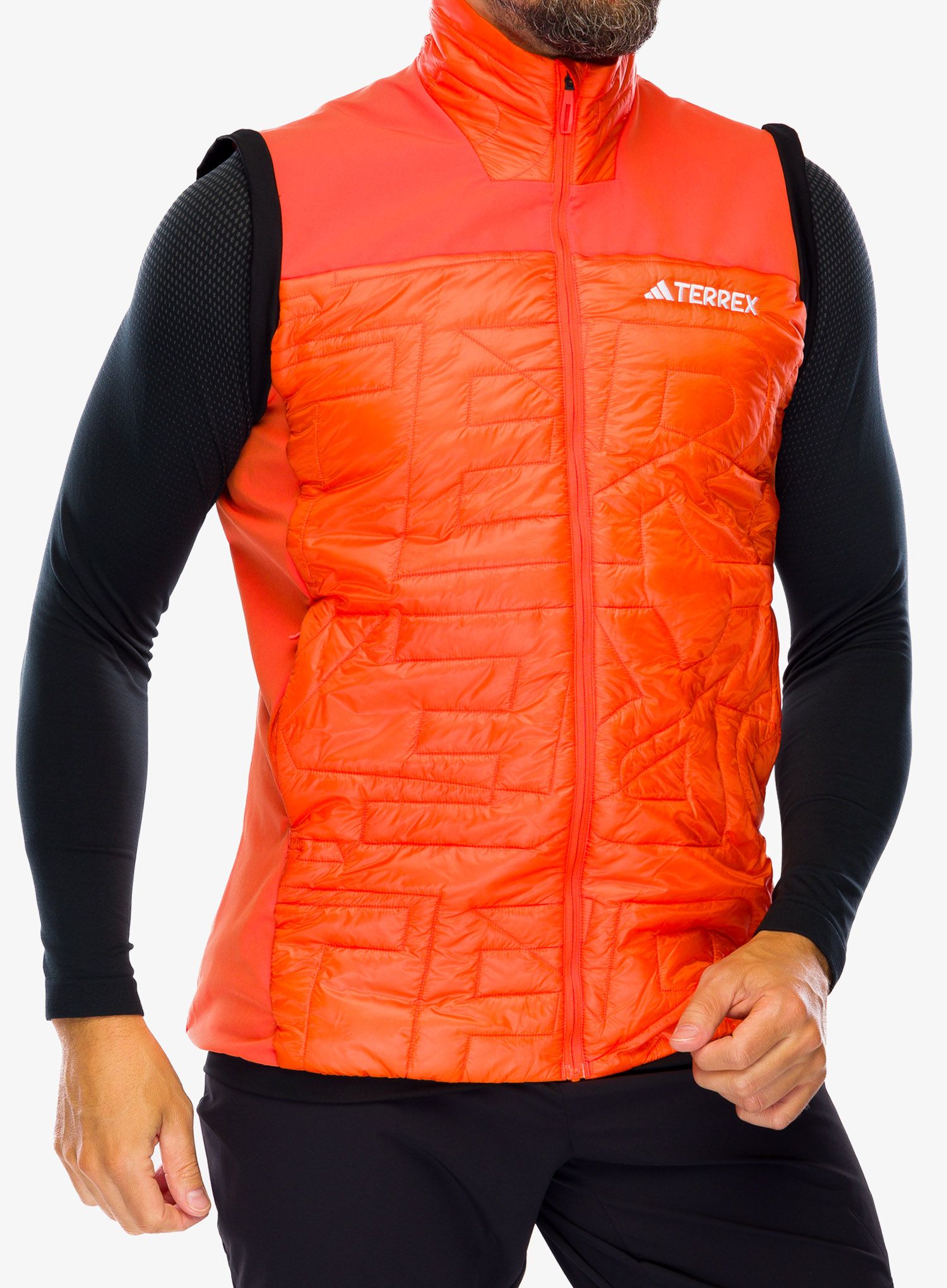 Brezrokavnik adidas TERREX Xperior Varilite Hybrid PrimaLoft Vest - semi impact orange