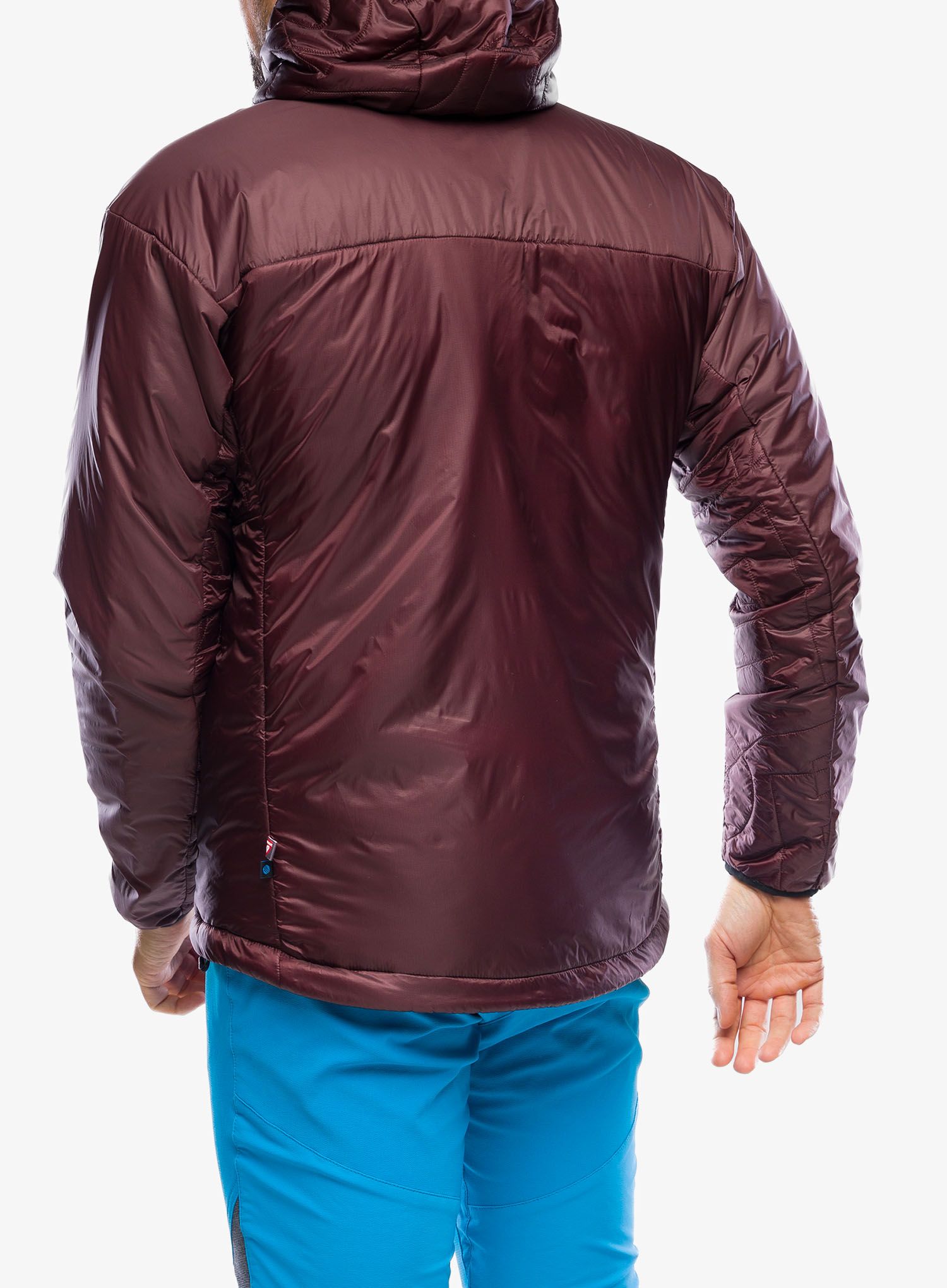 Sintetična jakna adidas TERREX Xperior Varilite PrimaLoft Hooded Jacket - shadow brown