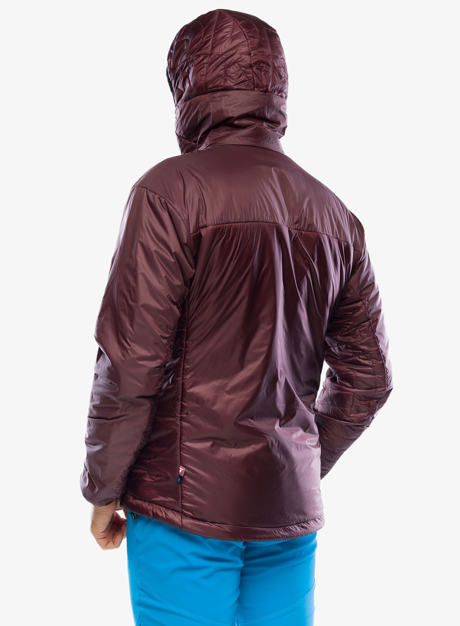 Sintetična jakna adidas TERREX Xperior Varilite PrimaLoft Hooded Jacket - shadow brown