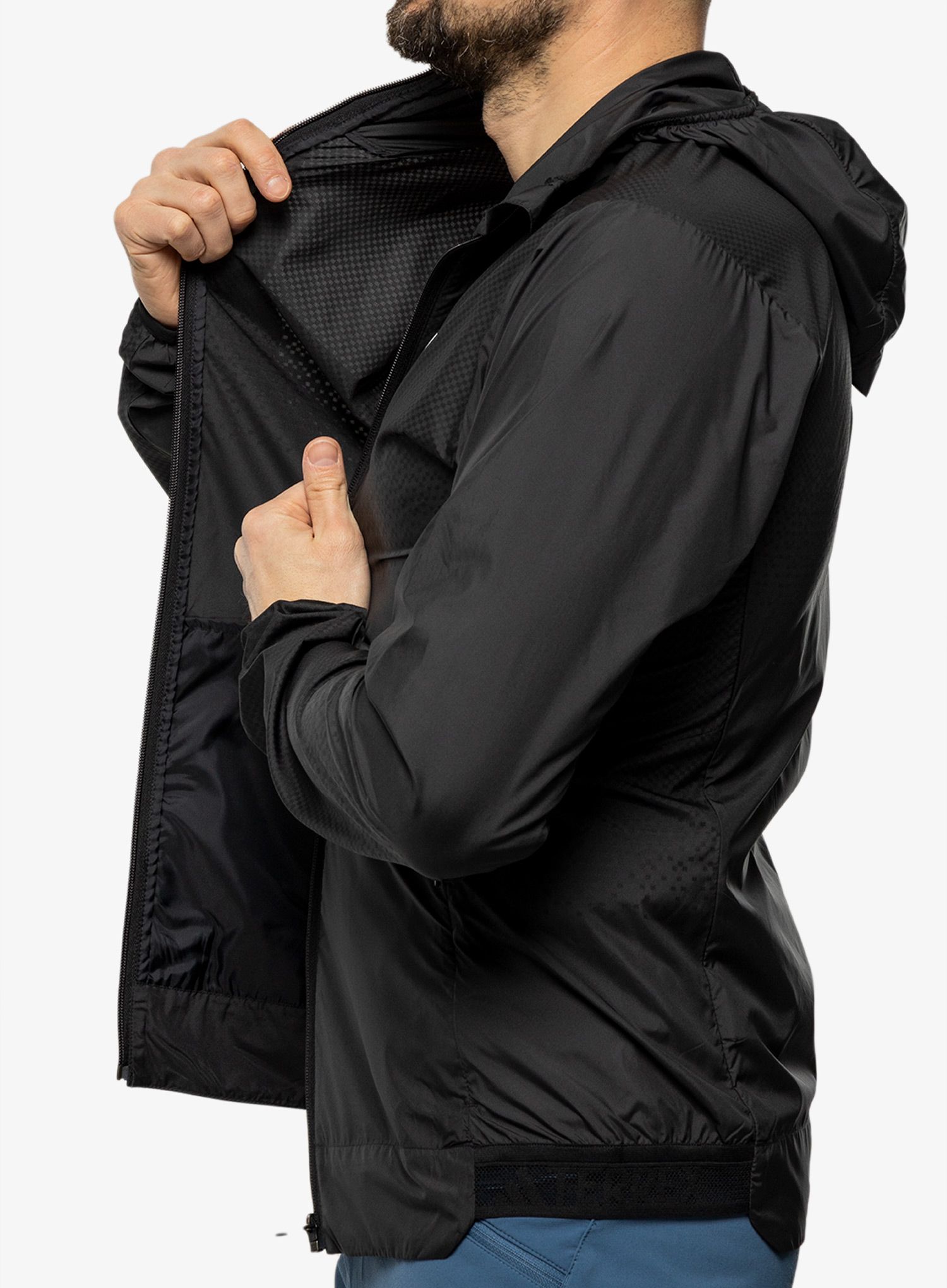 Moška jakna adidas TERREX Xperior Windweave Wind Jacket - black