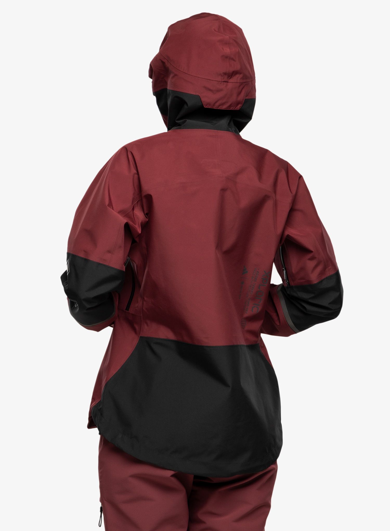 Ženska hardshell jakna adidas TERREX Xploric GORE-TEX Rain Jacket - shadow red/black